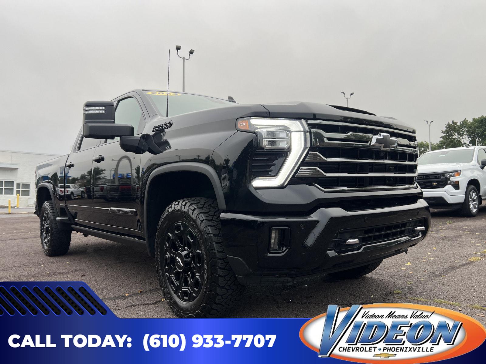 Black 2024 Chevrolet Silverado 2500HD Pickup Truck Four-Wheel Drive Automatic