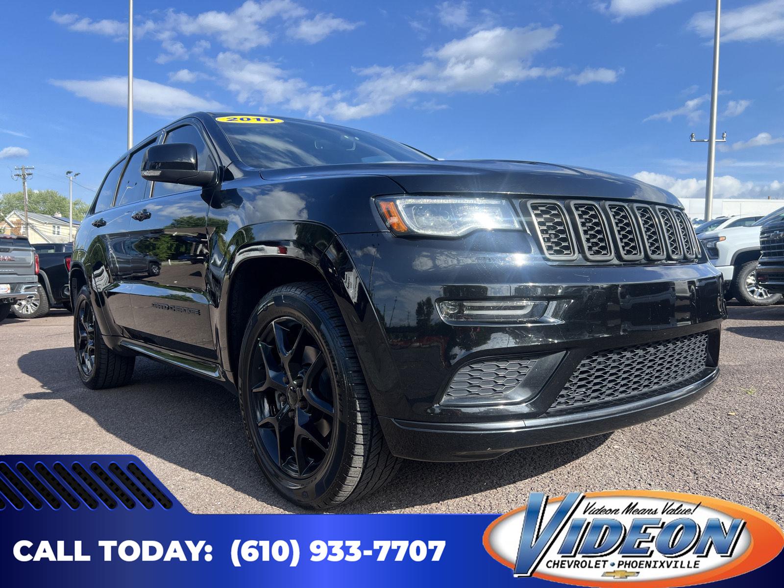 Bright White Clearcoat 2019 Jeep Grand Cherokee SUV / Crossover Four-Wheel Drive 8-Speed Automatic