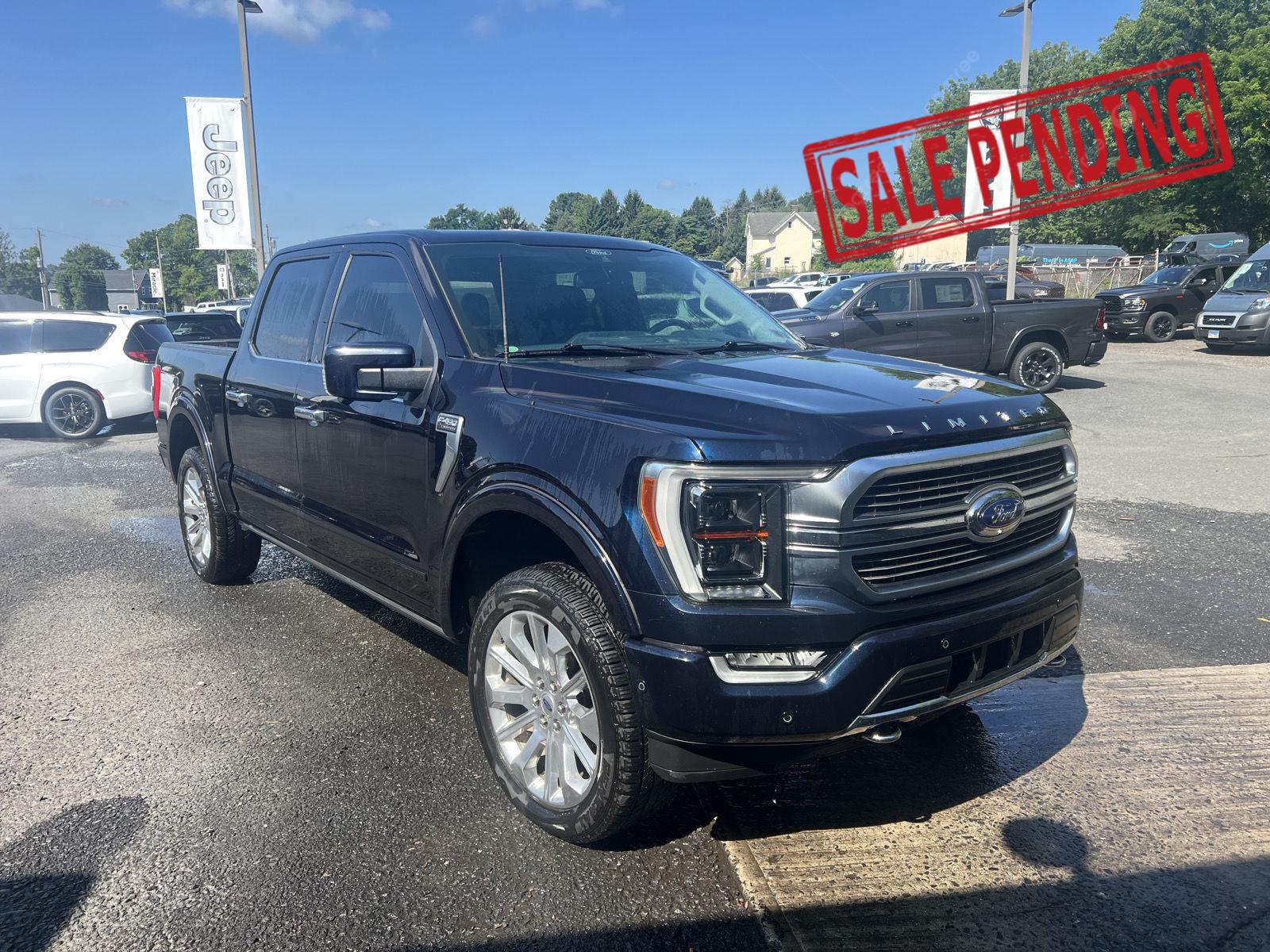 Antimatter Blue Metallic 2021 Ford F-150 Pickup Truck Four-Wheel Drive Automatic