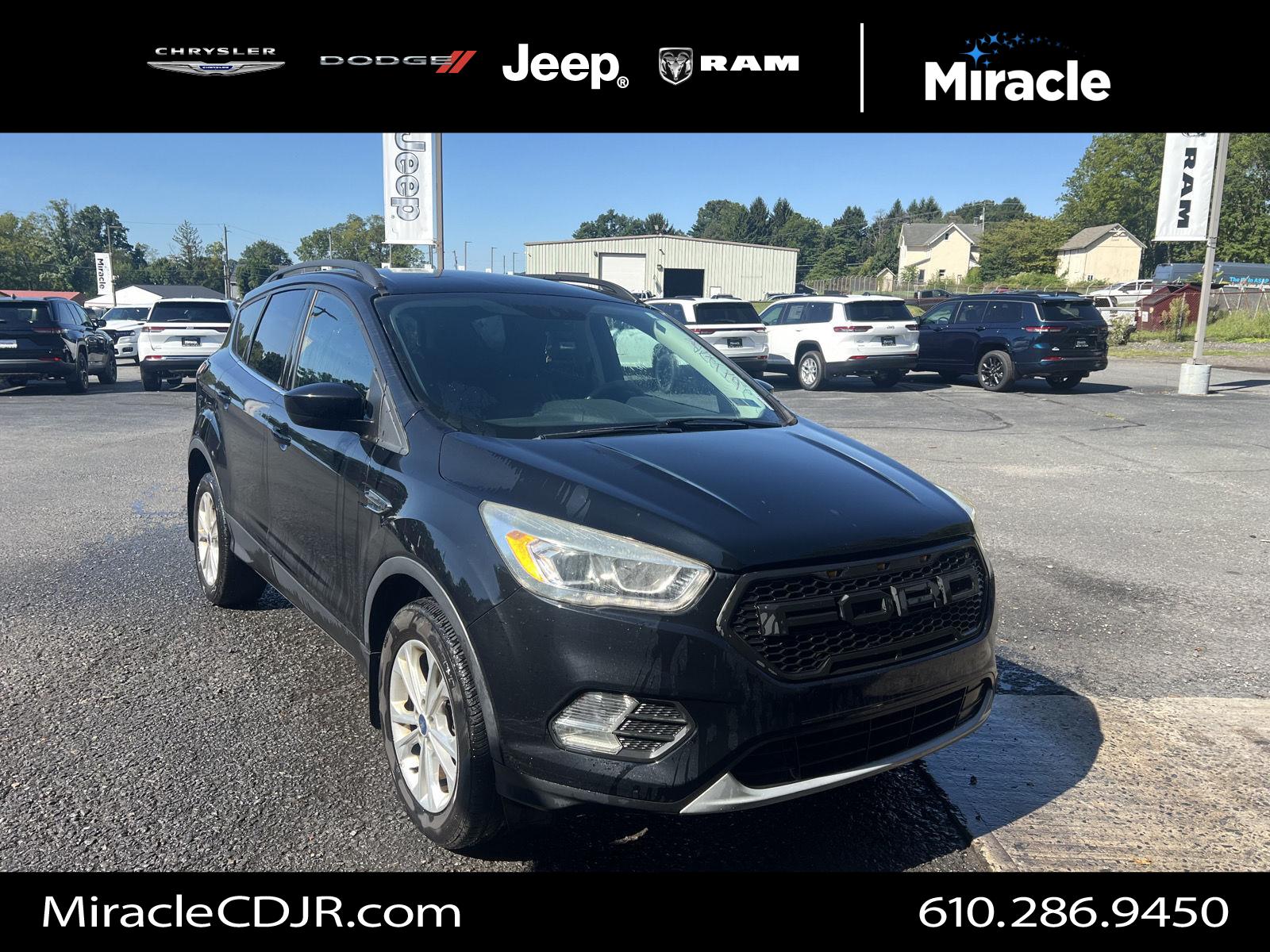Shadow Black 2017 Ford Escape SUV / Crossover All-Wheel Drive 6-Speed Automatic