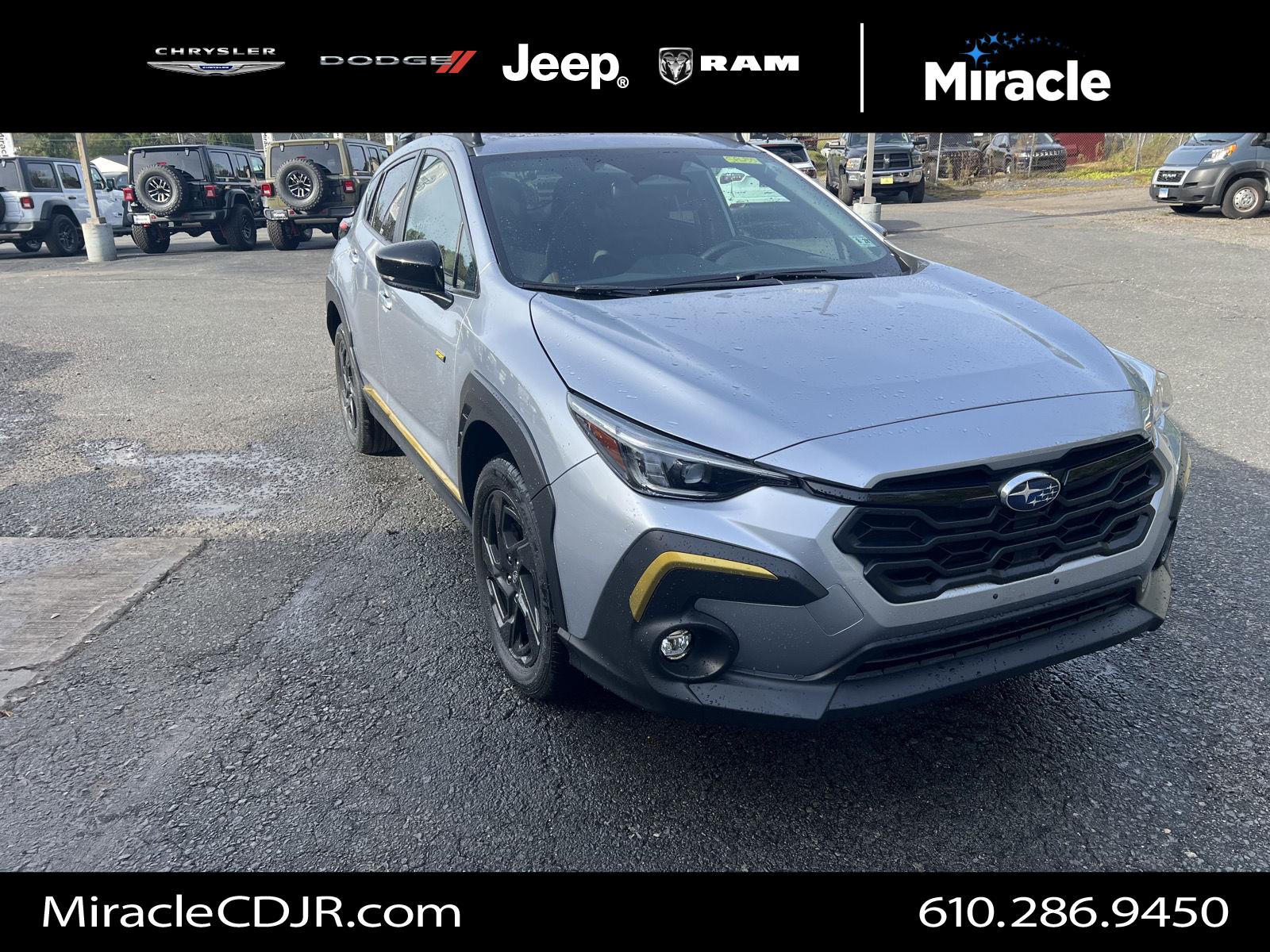 Ice Silver Metallic 2024 Subaru Crosstrek SUV / Crossover All-Wheel Drive Continuously Variable Transmission