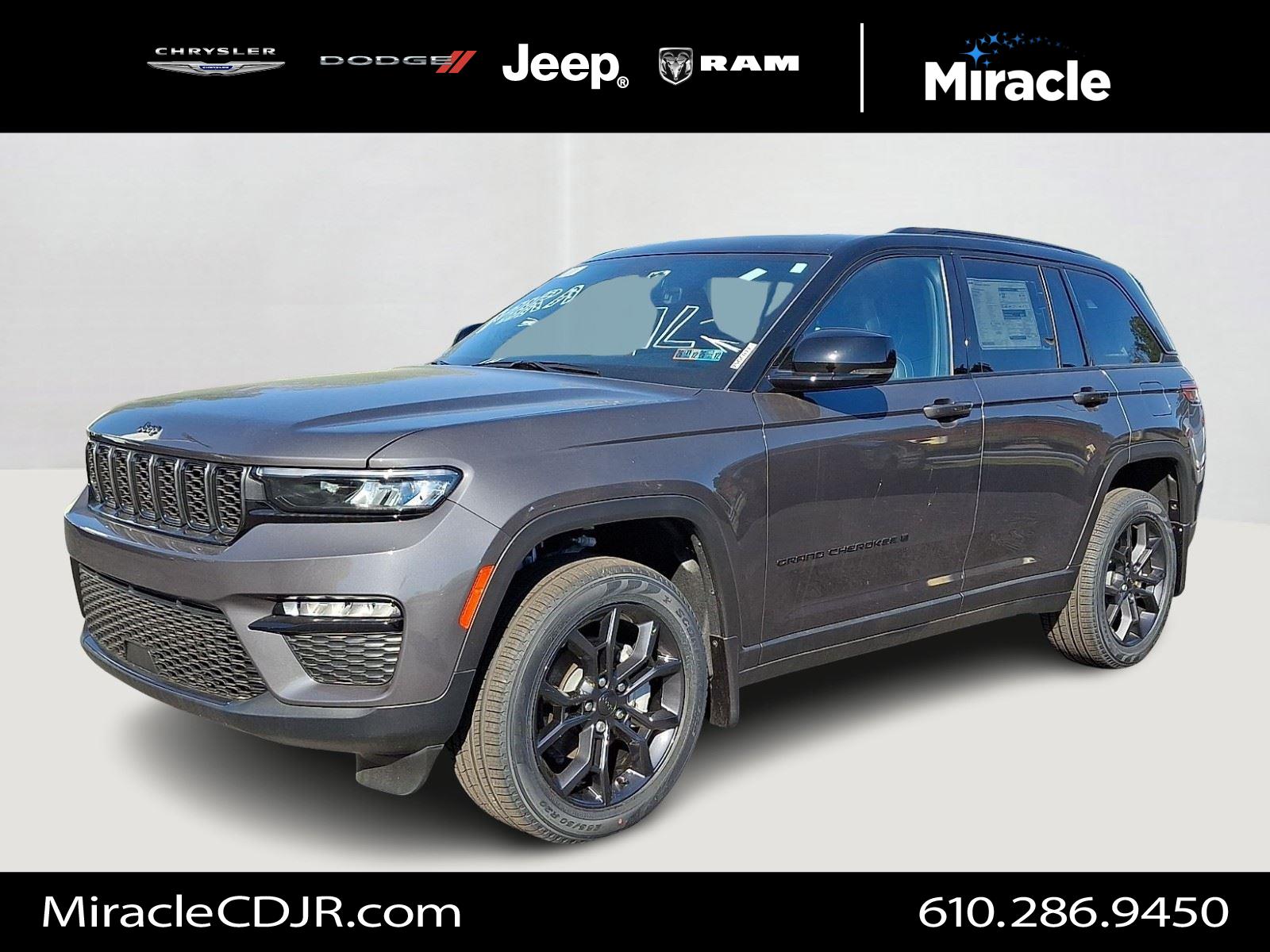 Baltic Gray Metallic Clearcoat 2025 Jeep Grand Cherokee SUV / Crossover Four-Wheel Drive 8-Speed Automatic