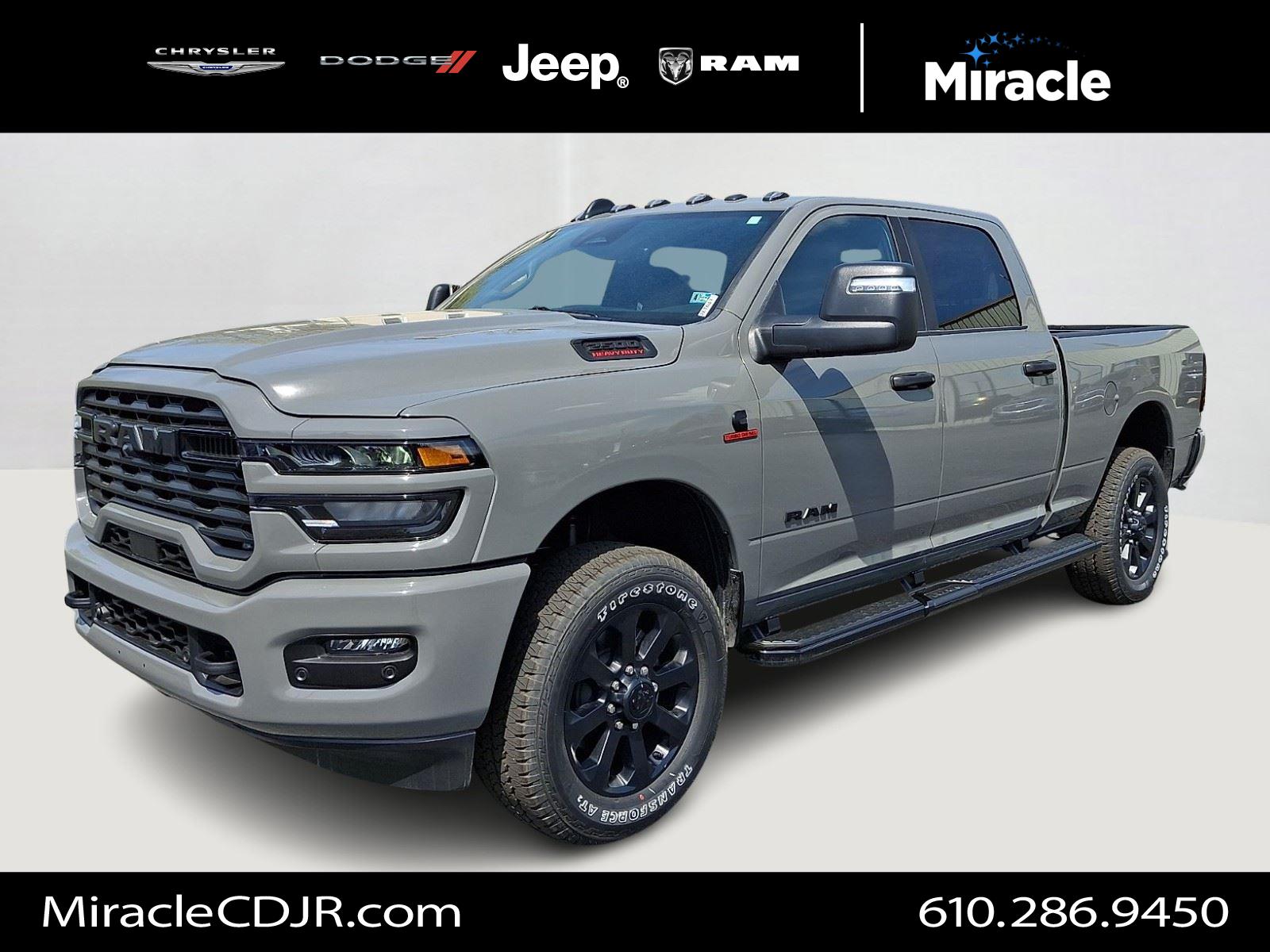 Ceramic Gray Clearcoat 2026 RAM 2500 Pickup Truck Four-Wheel Drive 8-Speed Automatic