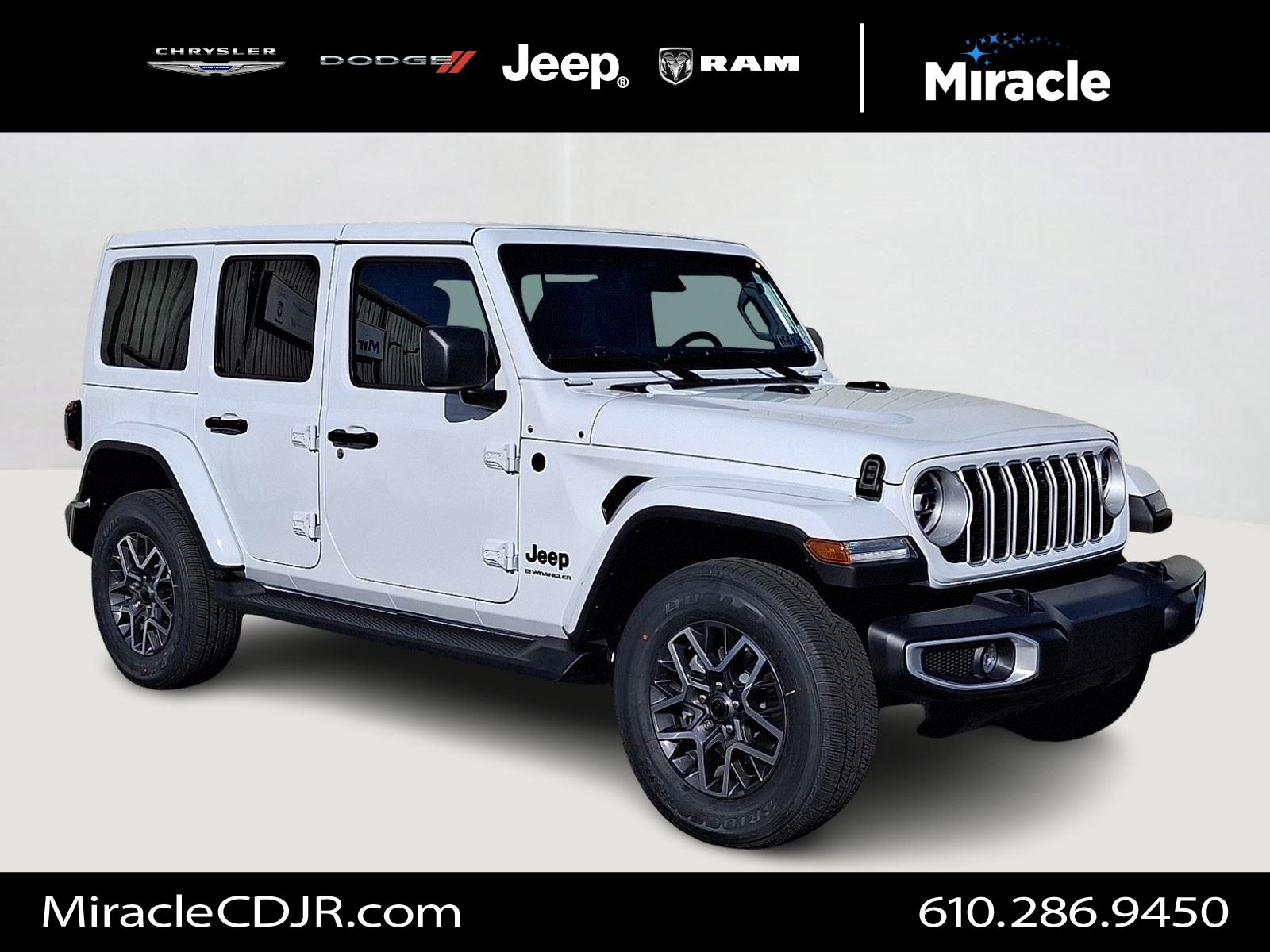 Bright White Clearcoat 2026 Jeep Wrangler SUV / Crossover Four-Wheel Drive 8-Speed Automatic