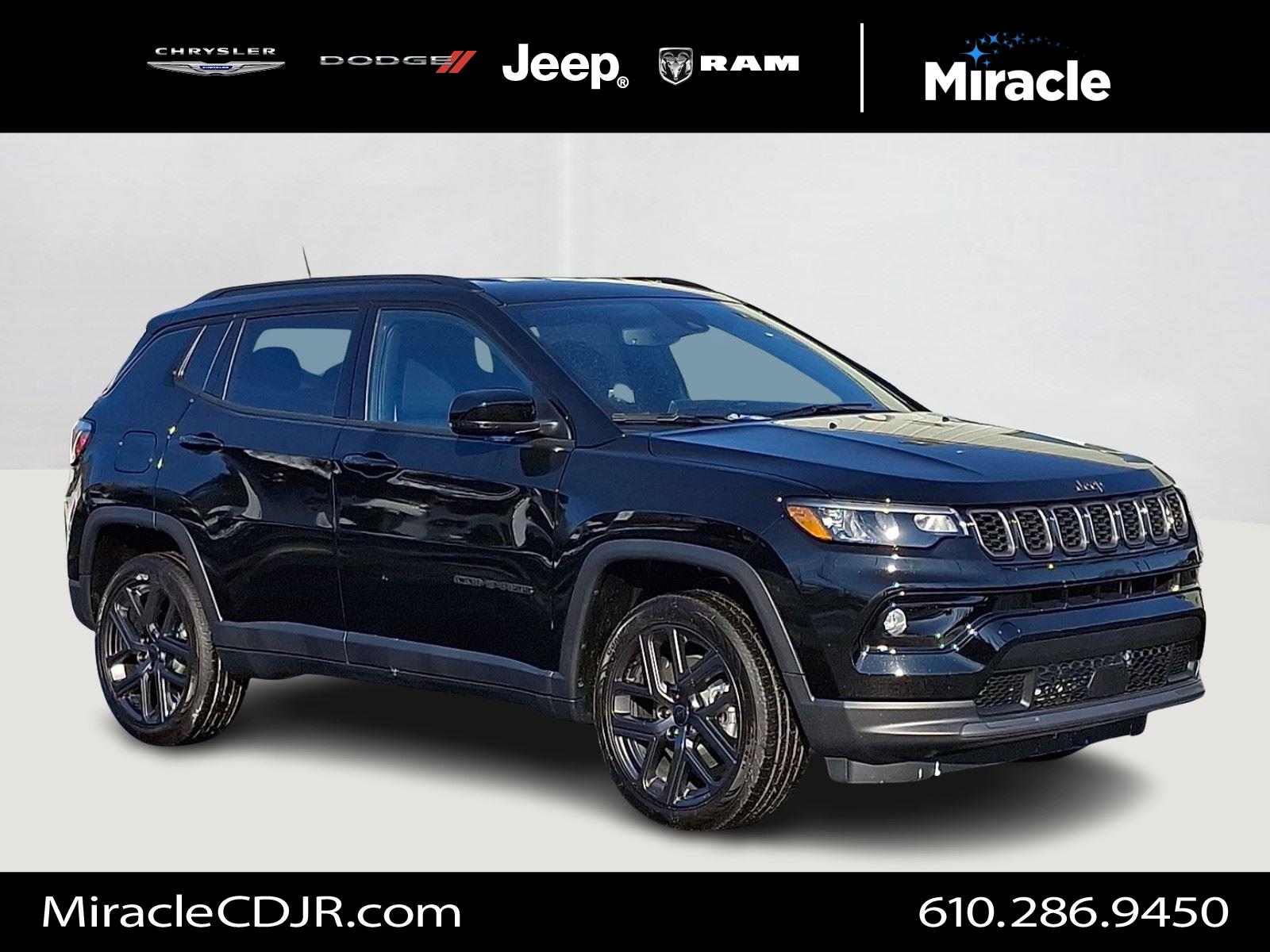 Diamond Black Crystal Pearlcoat 2026 Jeep Compass SUV / Crossover Four-Wheel Drive 8-Speed Automatic