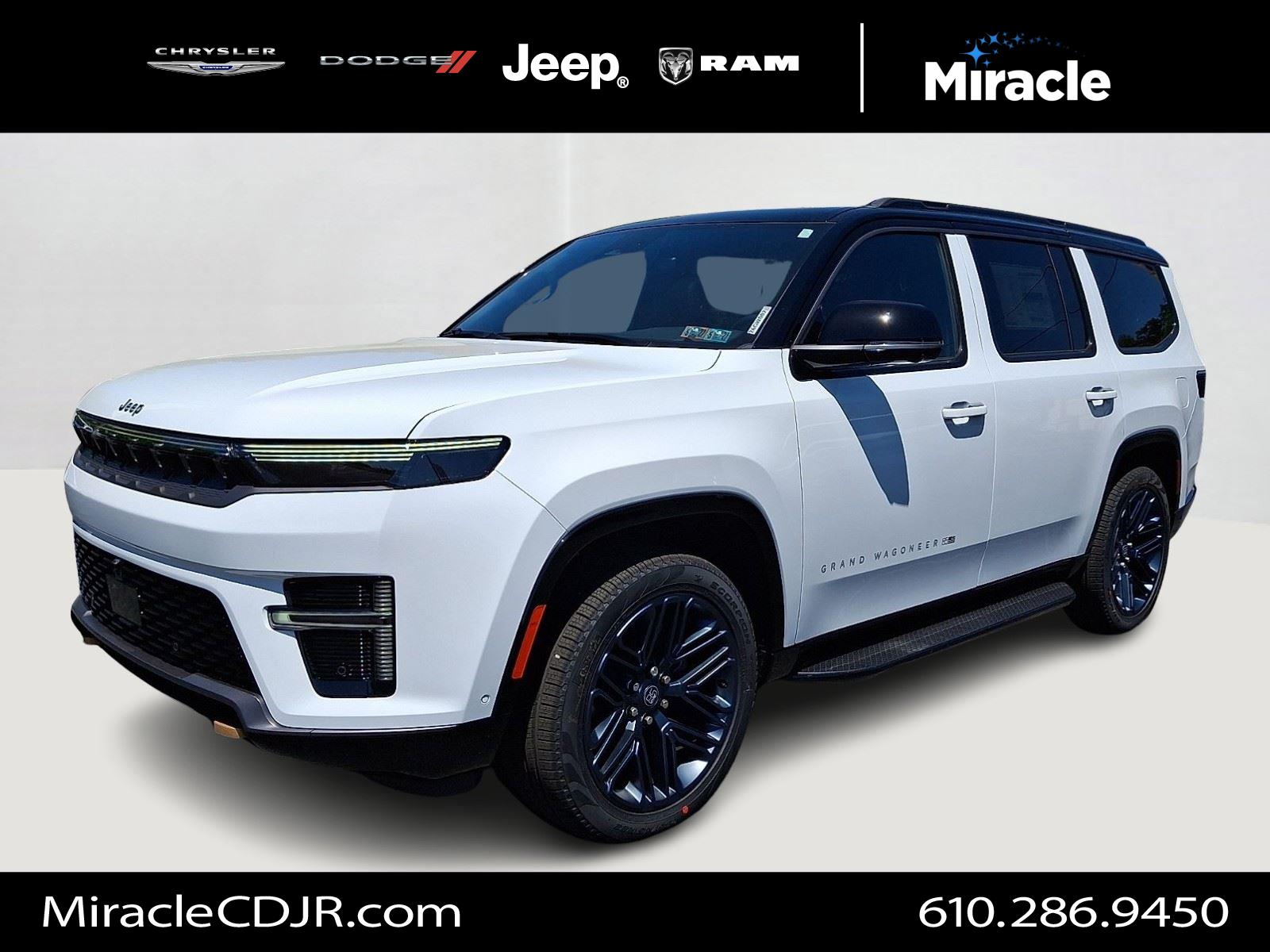 Bright White Clearcoat 2026 Jeep Grand Wagoneer SUV / Crossover Four-Wheel Drive 8-Speed Automatic