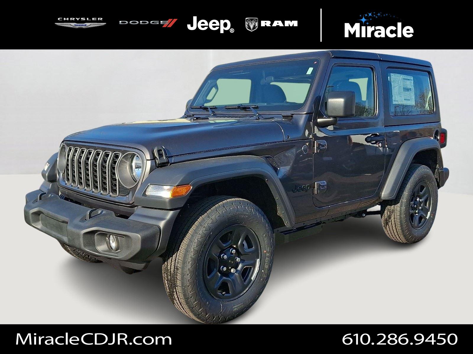 Gray (Granite Crystal Metallic Clearcoat) 2026 Jeep Wrangler SUV / Crossover Four-Wheel Drive 8-Speed Automatic
