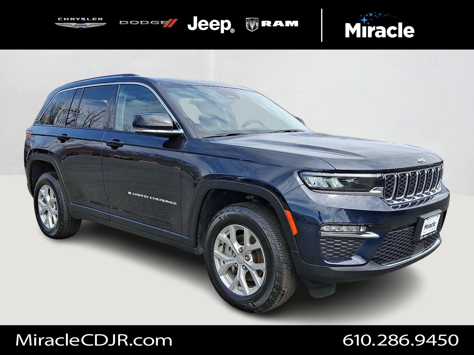 Midnight Sky 2023 Jeep Grand Cherokee SUV / Crossover Four-Wheel Drive 8-Speed Automatic