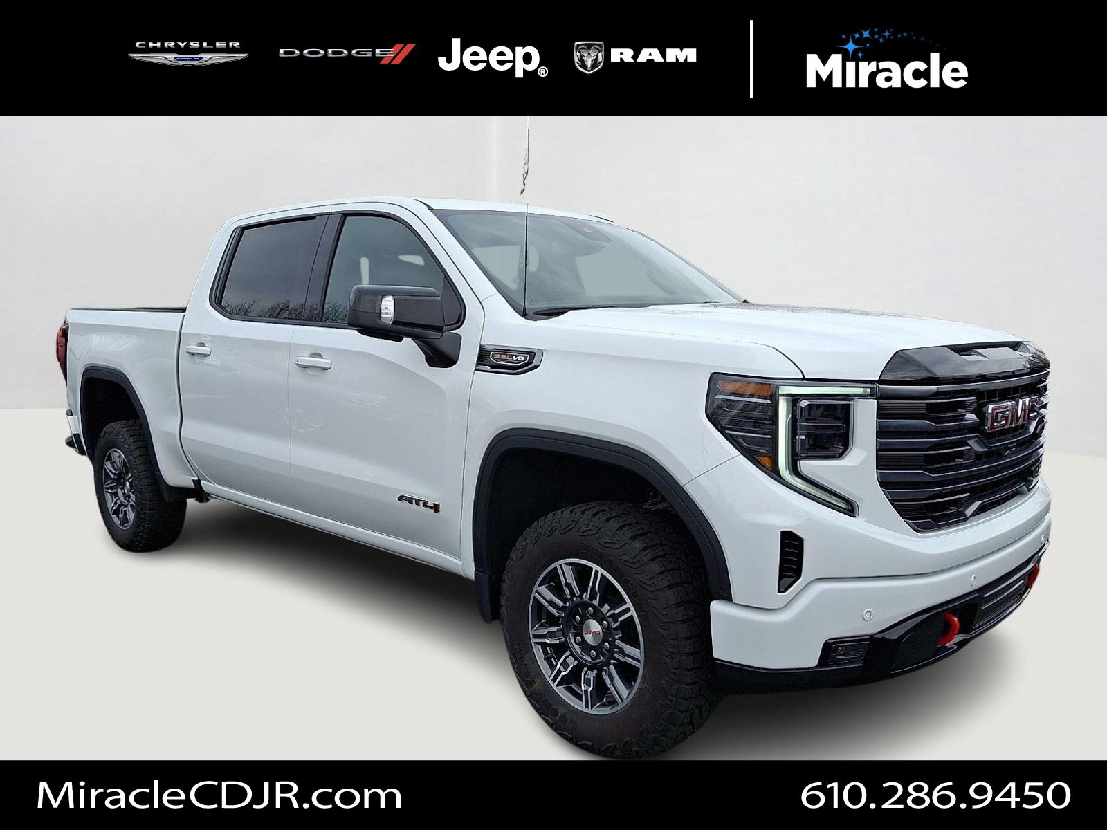 Summit White 2025 GMC Sierra 1500 Pickup Truck Four-Wheel Drive Automatic