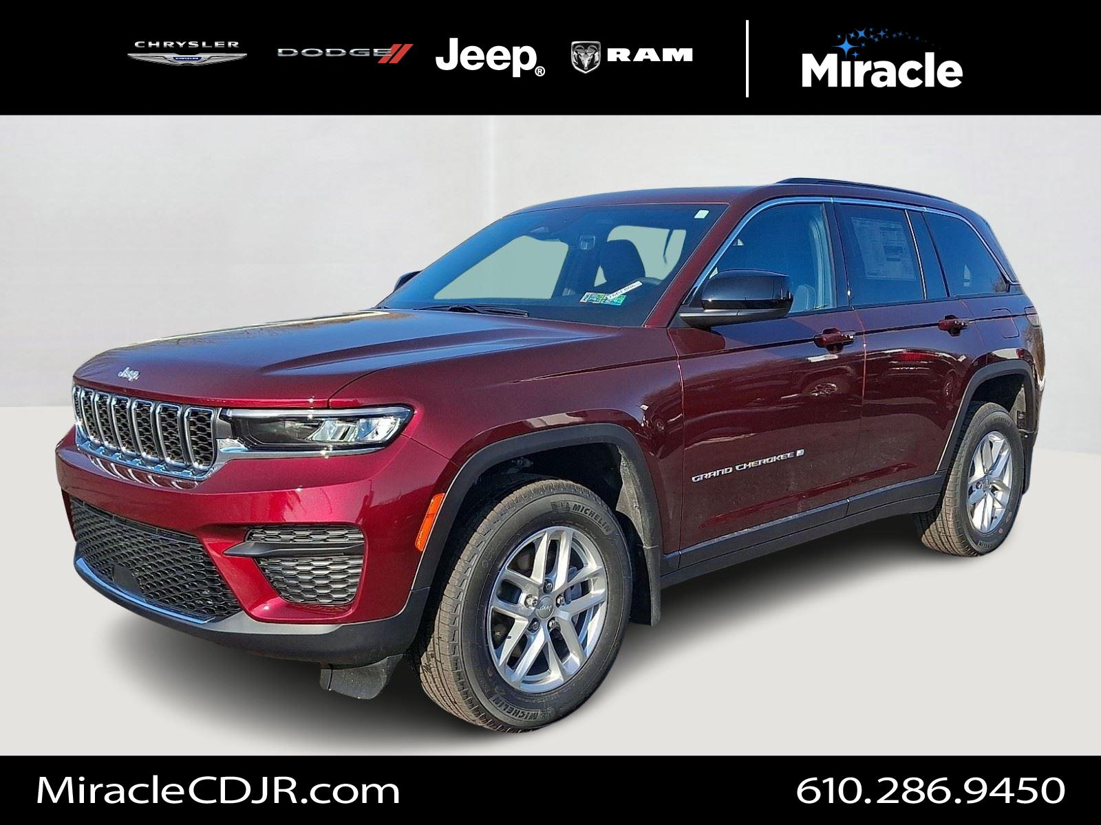 Velvet Red Pearlcoat 2026 Jeep Grand Cherokee SUV / Crossover Four-Wheel Drive 8-Speed Automatic