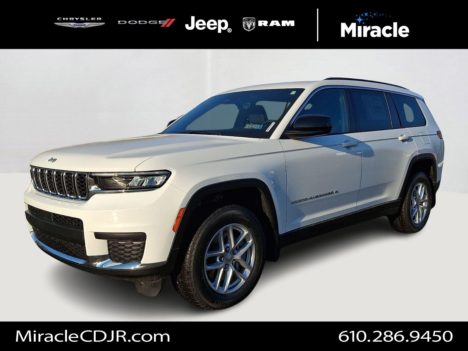 Bright White Clearcoat 2026 Jeep Grand Cherokee L SUV / Crossover Four-Wheel Drive 8-Speed Automatic
