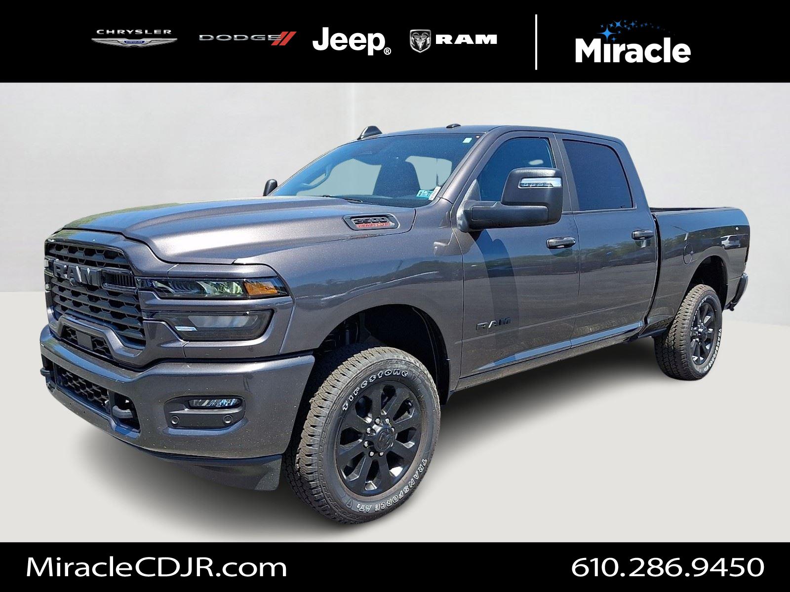 Gray (Granite Crystal Metallic Clearcoat) 2026 RAM 2500 Pickup Truck Four-Wheel Drive 8-Speed Automatic