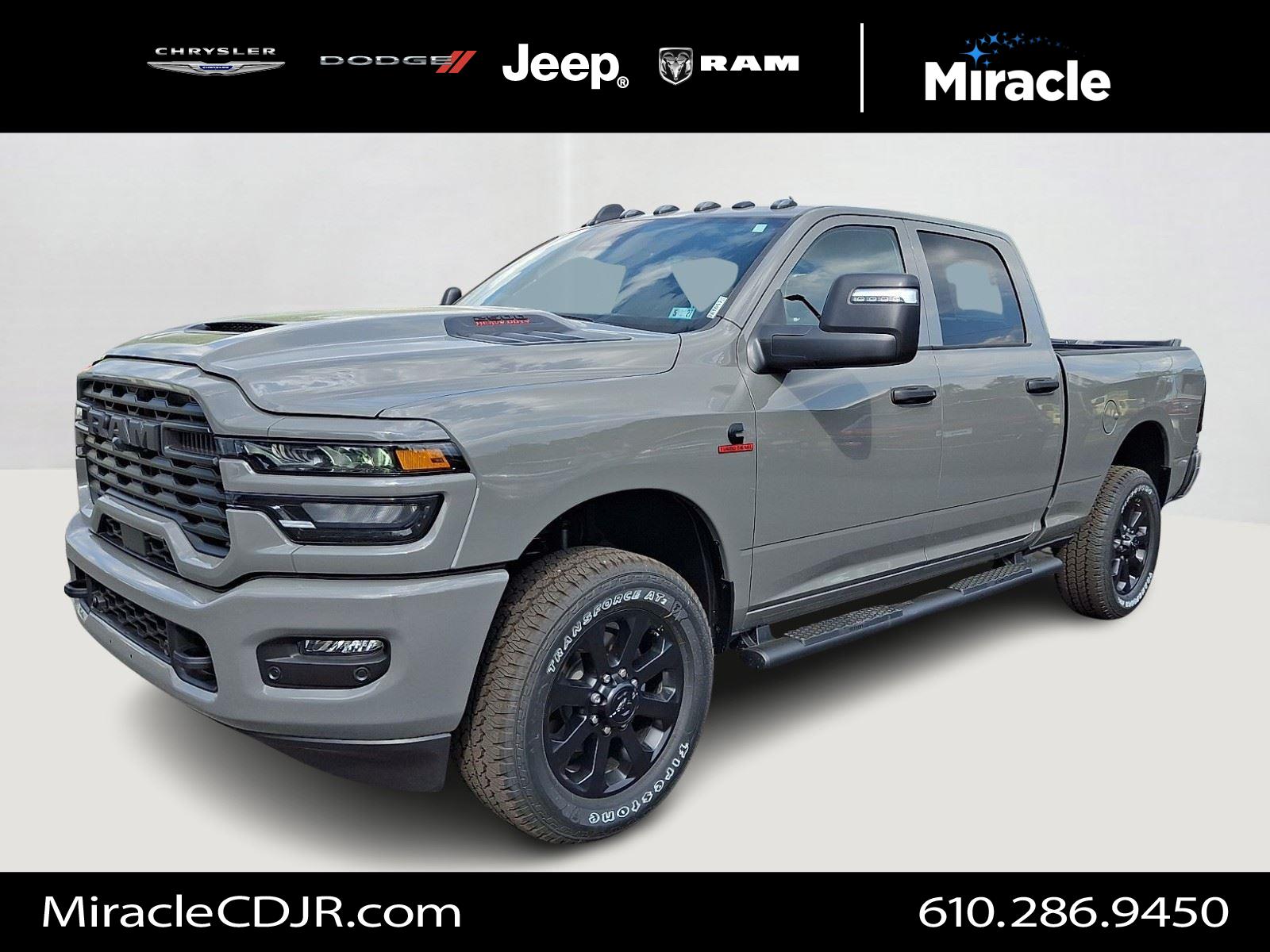 Ceramic Gray Clearcoat 2026 RAM 2500 Pickup Truck Four-Wheel Drive 8-Speed Automatic