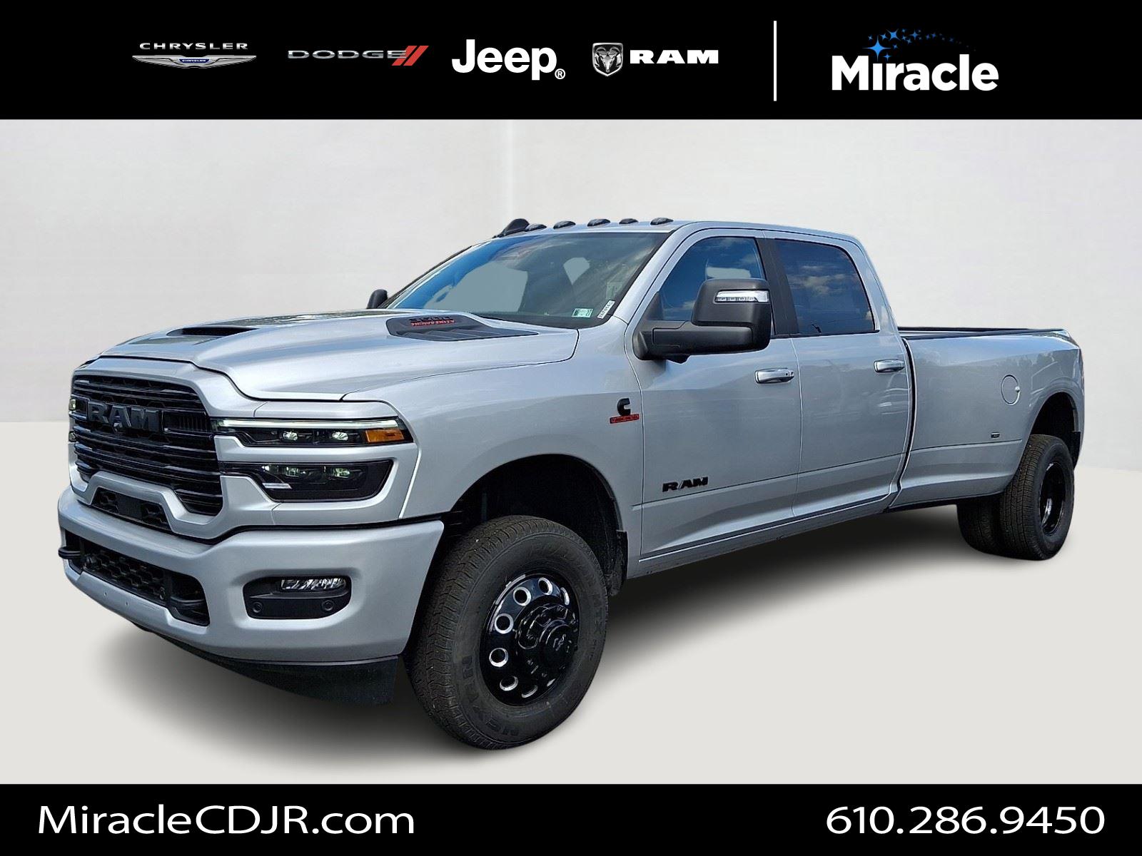 Silver Zynith 2026 RAM 3500 Pickup Truck Four-Wheel Drive 8-Speed Automatic