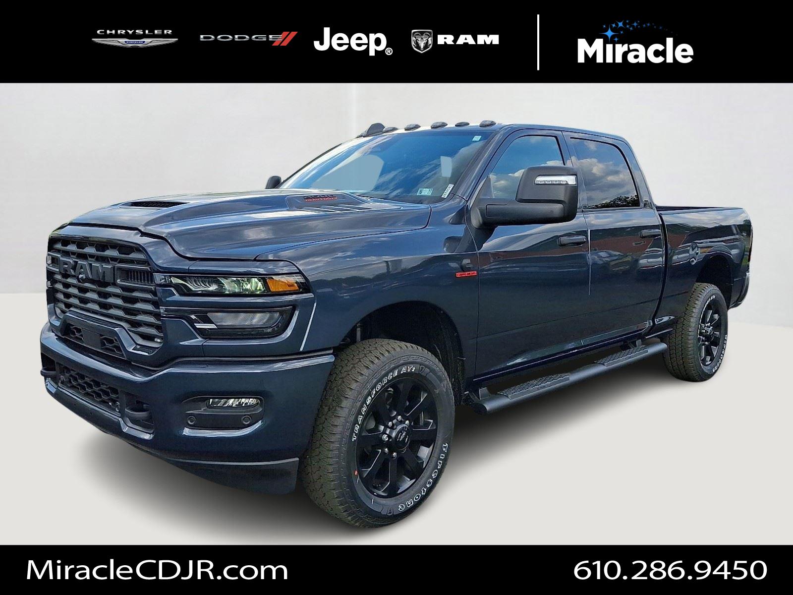 Forged Blue Metallic 2026 RAM 2500 Pickup Truck Four-Wheel Drive 8-Speed Automatic
