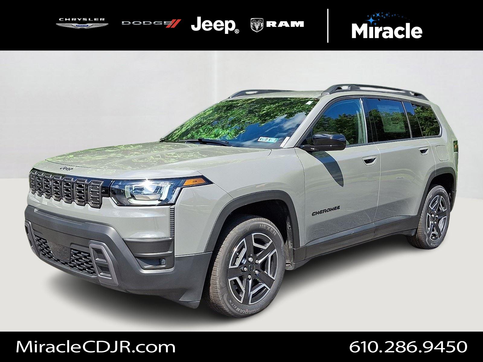 Sting-Gray Clearcoat 2026 Jeep Cherokee SUV / Crossover Four-Wheel Drive Automatic