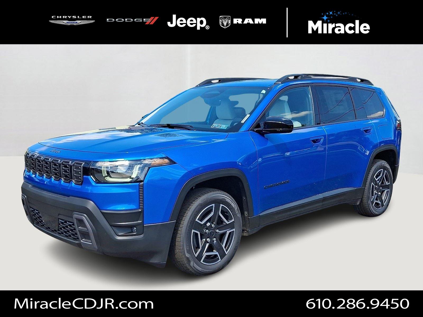 Hydro Blue Pearlcoat 2026 Jeep Cherokee SUV / Crossover Four-Wheel Drive Automatic