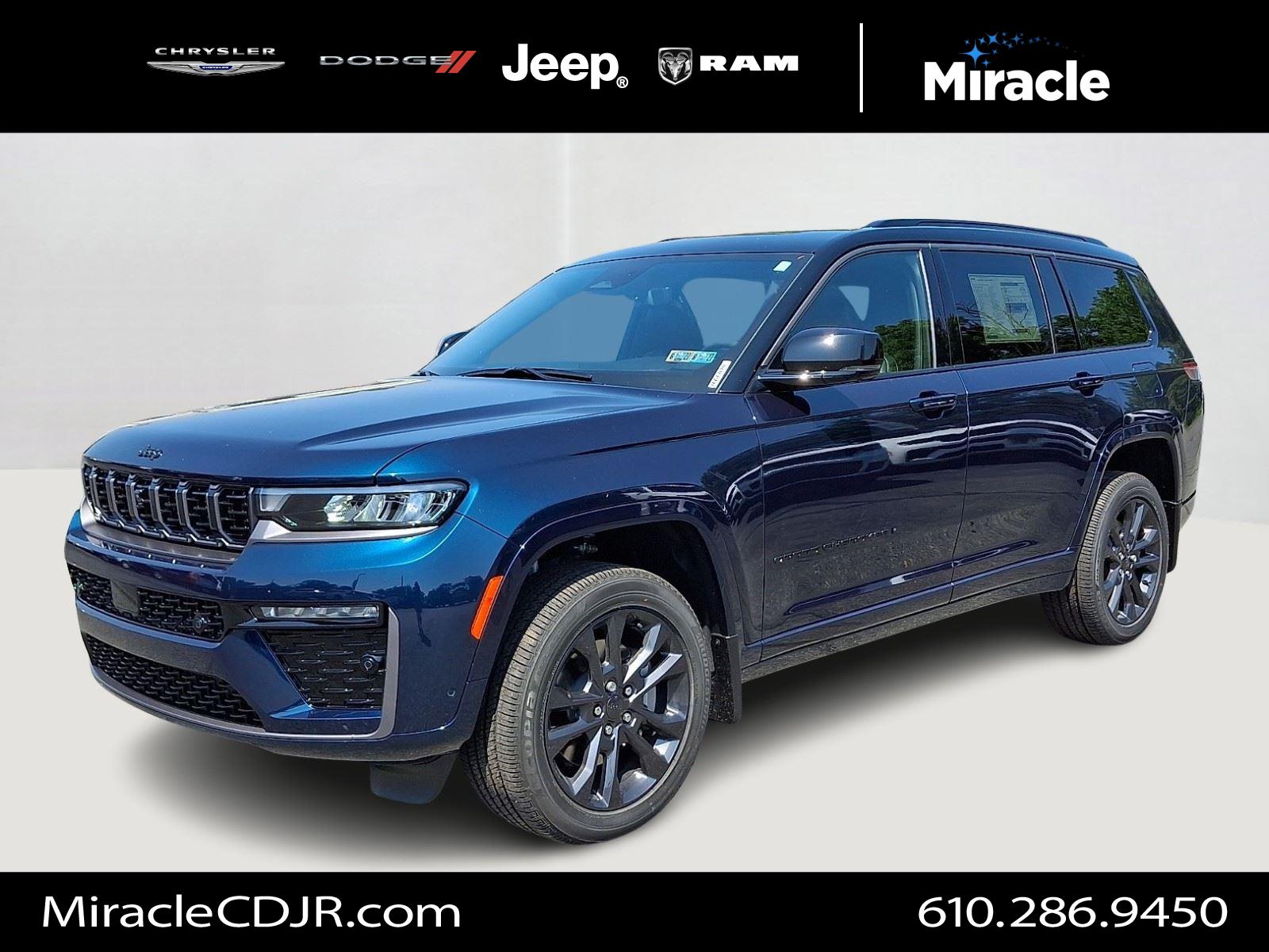 Fathom Blue Pearlcoat 2026 Jeep Grand Cherokee L SUV / Crossover Four-Wheel Drive 8-Speed Automatic