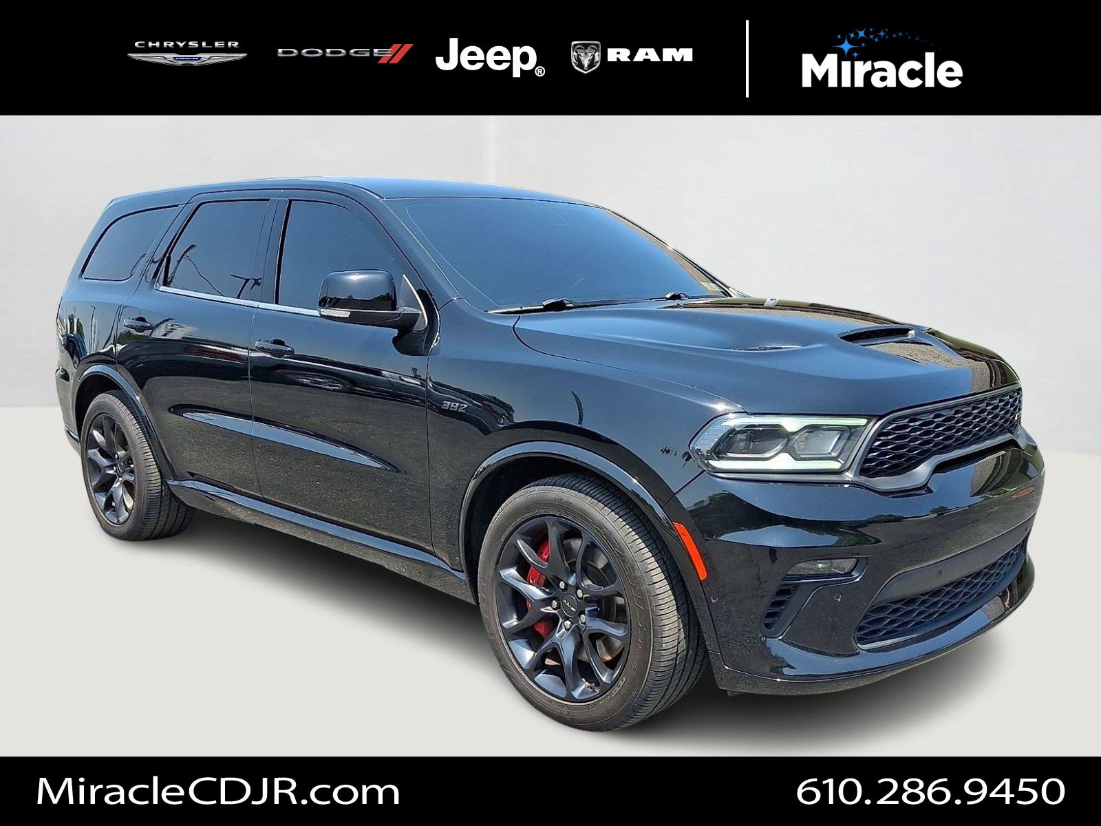 DB Black Clearcoat 2022 Dodge Durango SUV / Crossover All-Wheel Drive 8-Speed Automatic