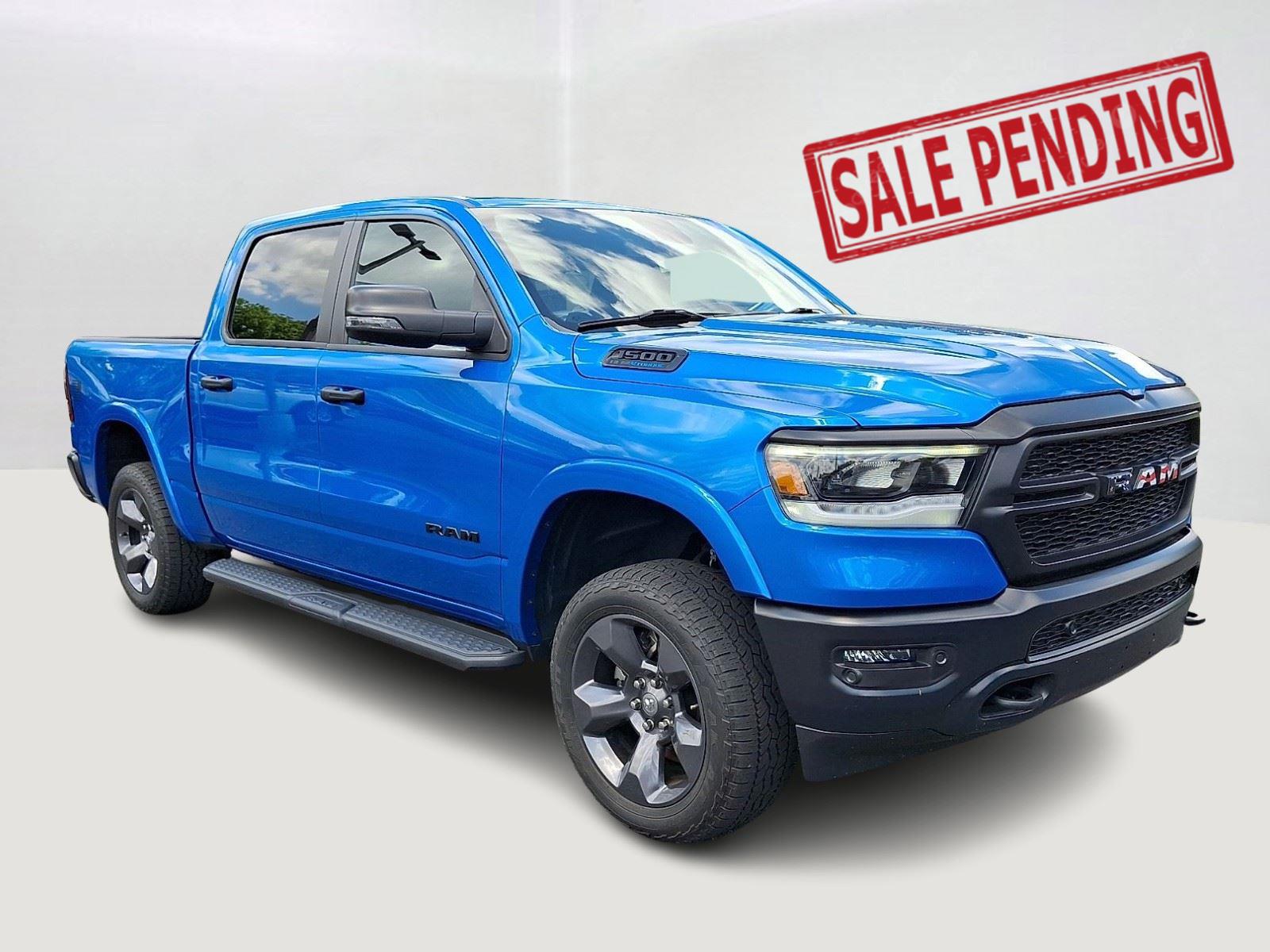 Hydro Blue Pearlcoat 2023 RAM 1500 Pickup Truck Four-Wheel Drive 8-Speed Automatic