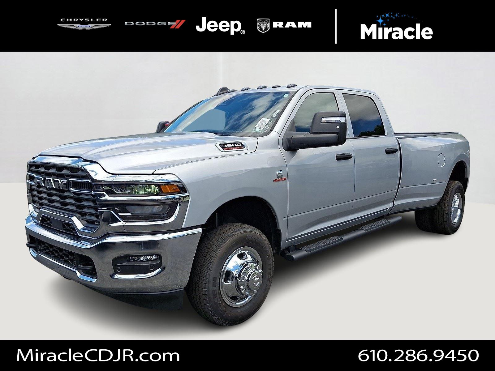 Silver Zynith 2026 RAM 3500 Pickup Truck Four-Wheel Drive 8-Speed Automatic