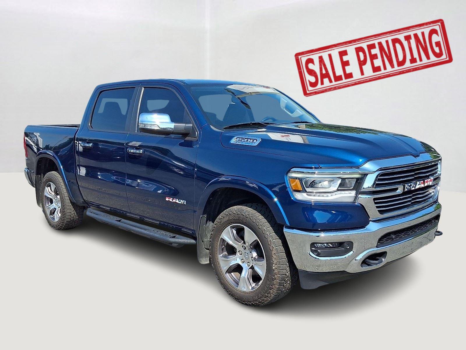Patriot Blue Pearlcoat 2021 RAM 1500 Pickup Truck Four-Wheel Drive 8-Speed Automatic