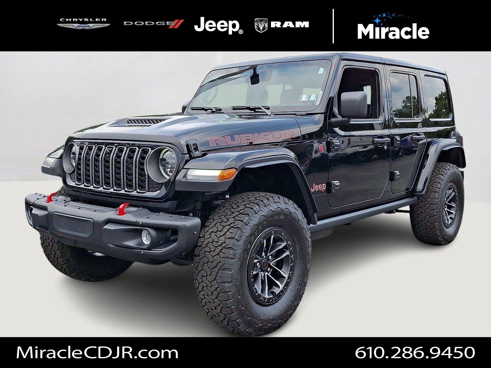 Black Clearcoat 2026 Jeep Wrangler SUV / Crossover Four-Wheel Drive 8-Speed Automatic