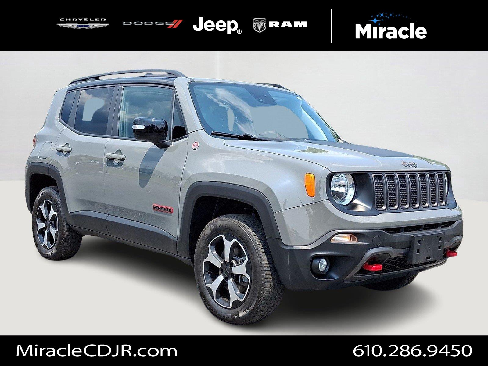 Sting-Gray Clearcoat 2022 Jeep Renegade SUV / Crossover Four-Wheel Drive 9-Speed Automatic