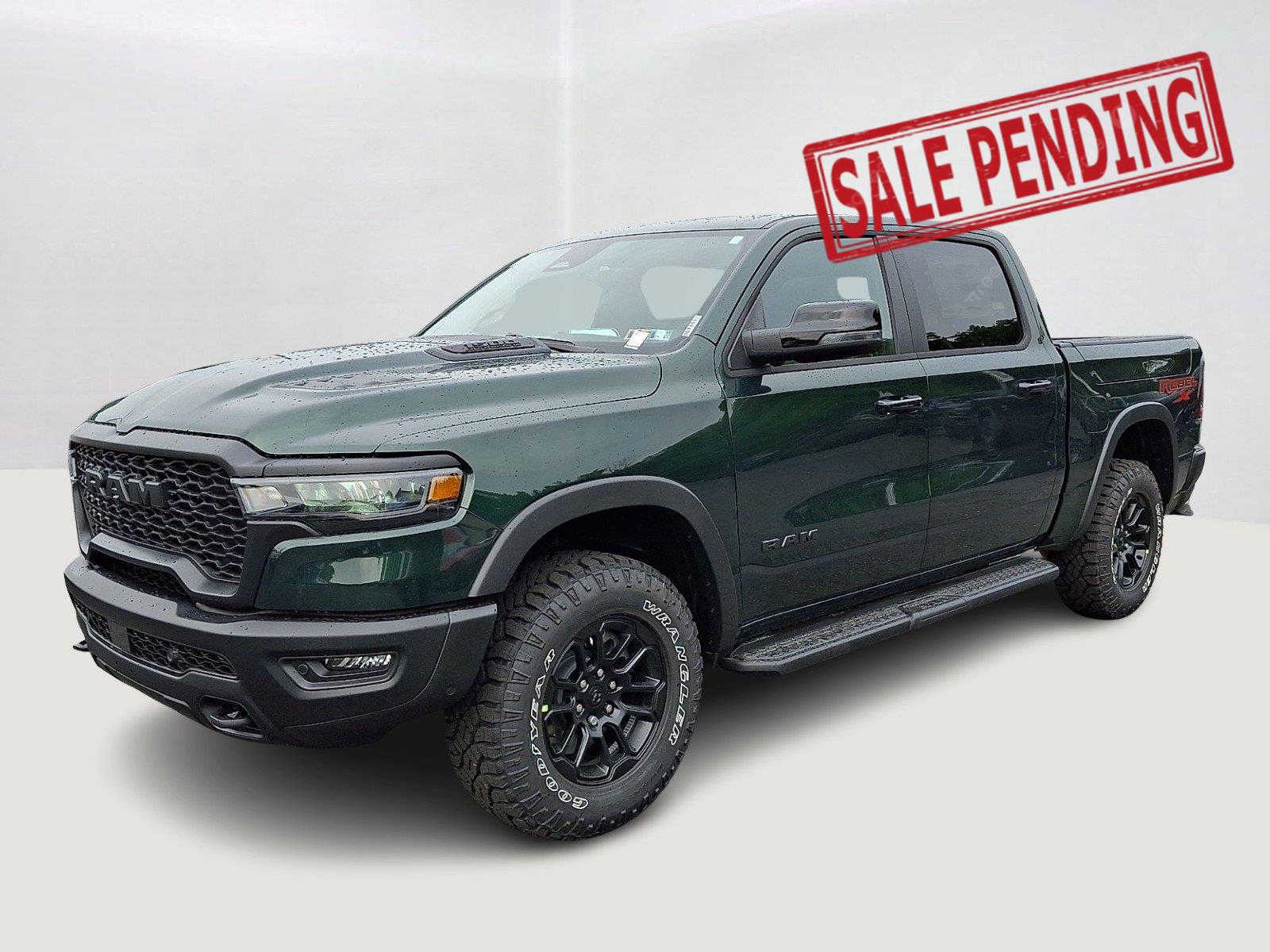 Serrano Green Metallic 2026 RAM 1500 Pickup Truck Four-Wheel Drive 8-Speed Automatic