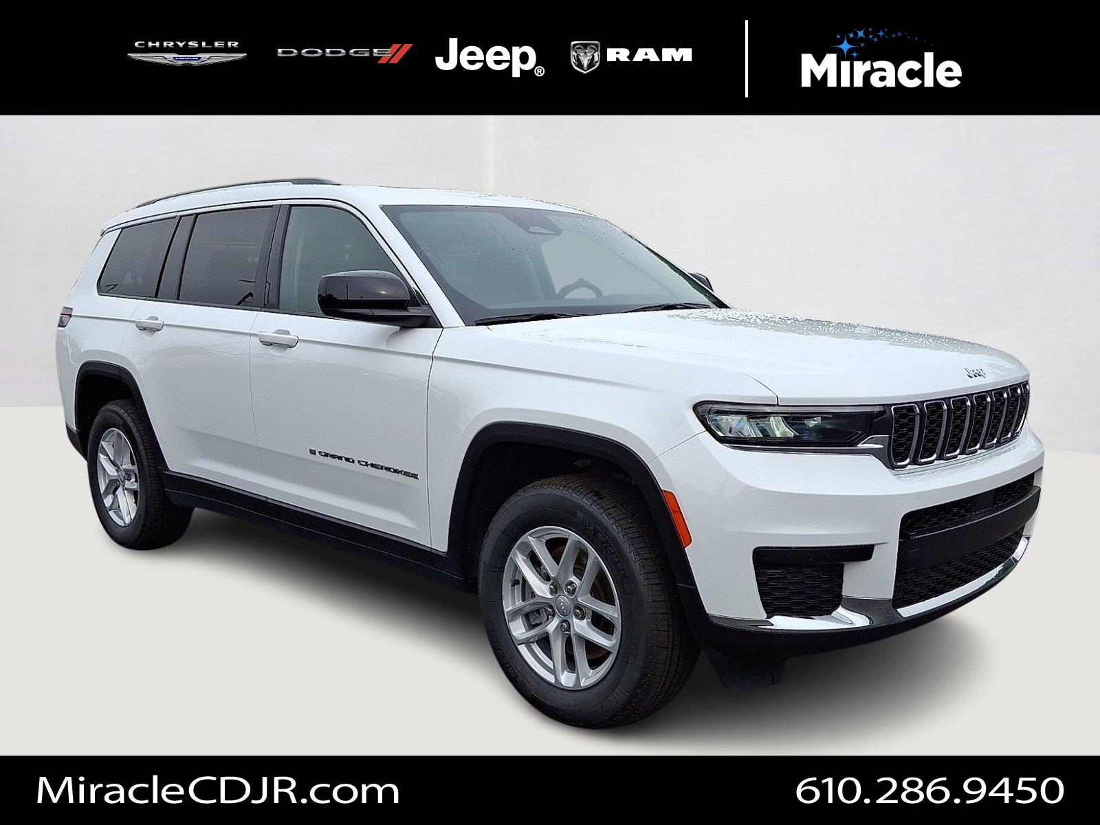 Bright White Clearcoat 2023 Jeep Grand Cherokee L SUV / Crossover Four-Wheel Drive 8-Speed Automatic