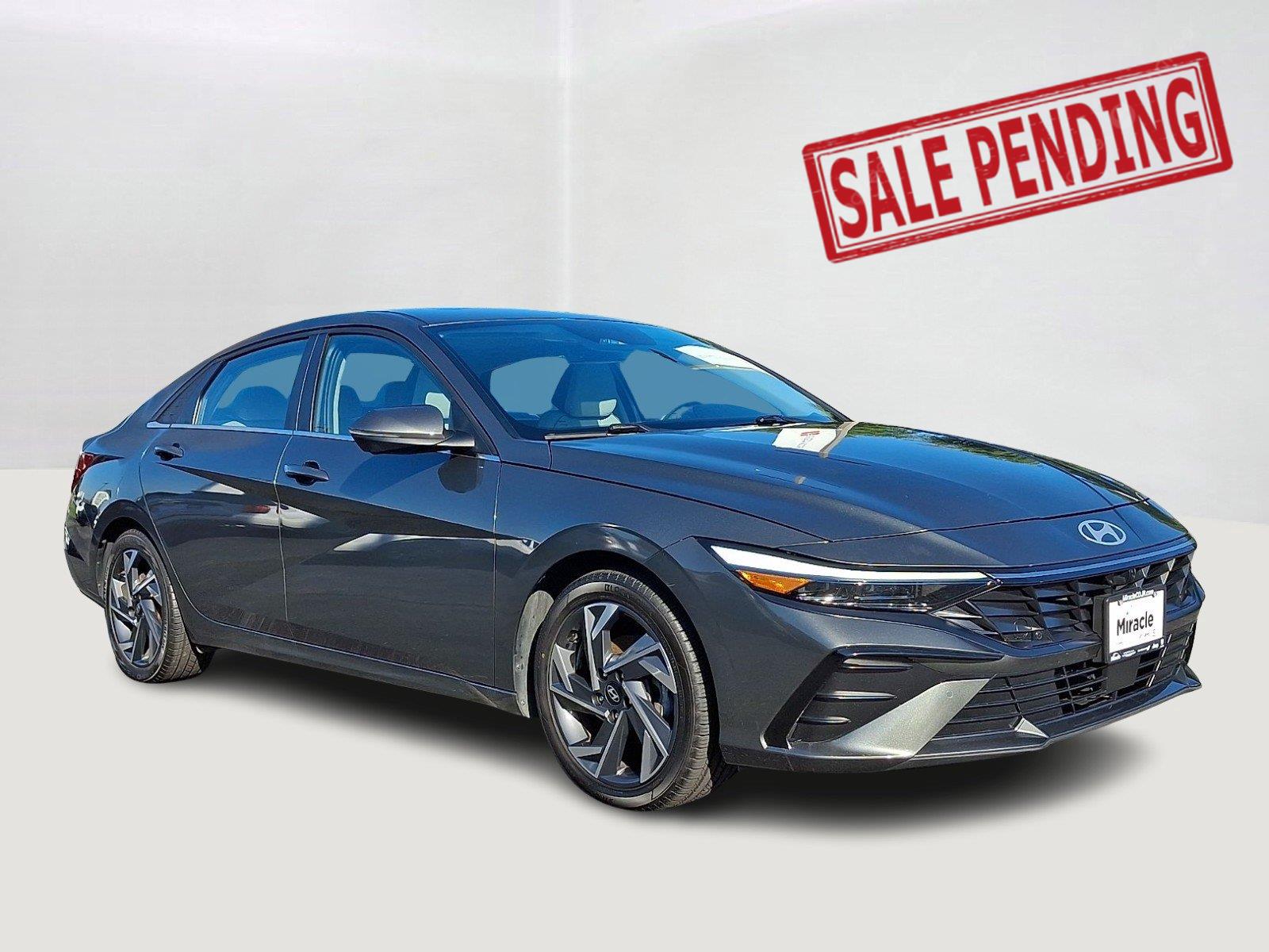 Amazon Gray 2024 Hyundai Elantra Sedan Front-Wheel Drive Continuously Variable Transmission