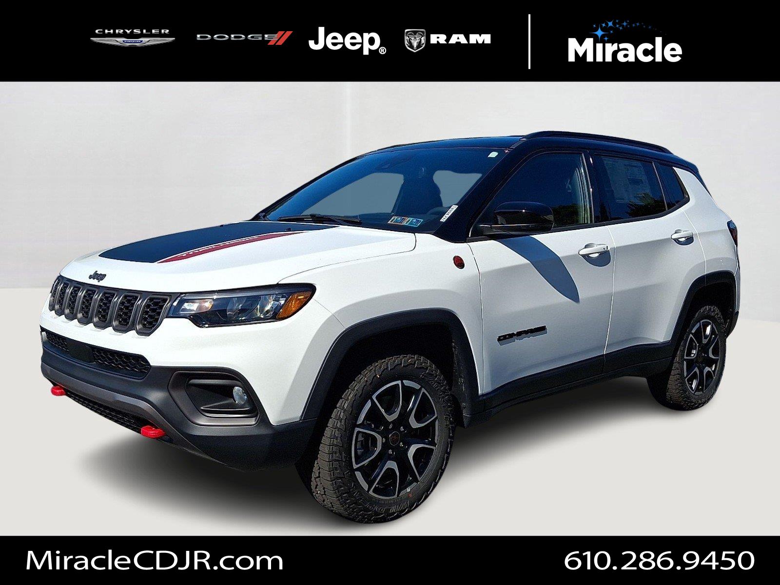 Bright White Clearcoat 2026 Jeep Compass SUV / Crossover Four-Wheel Drive 8-Speed Automatic