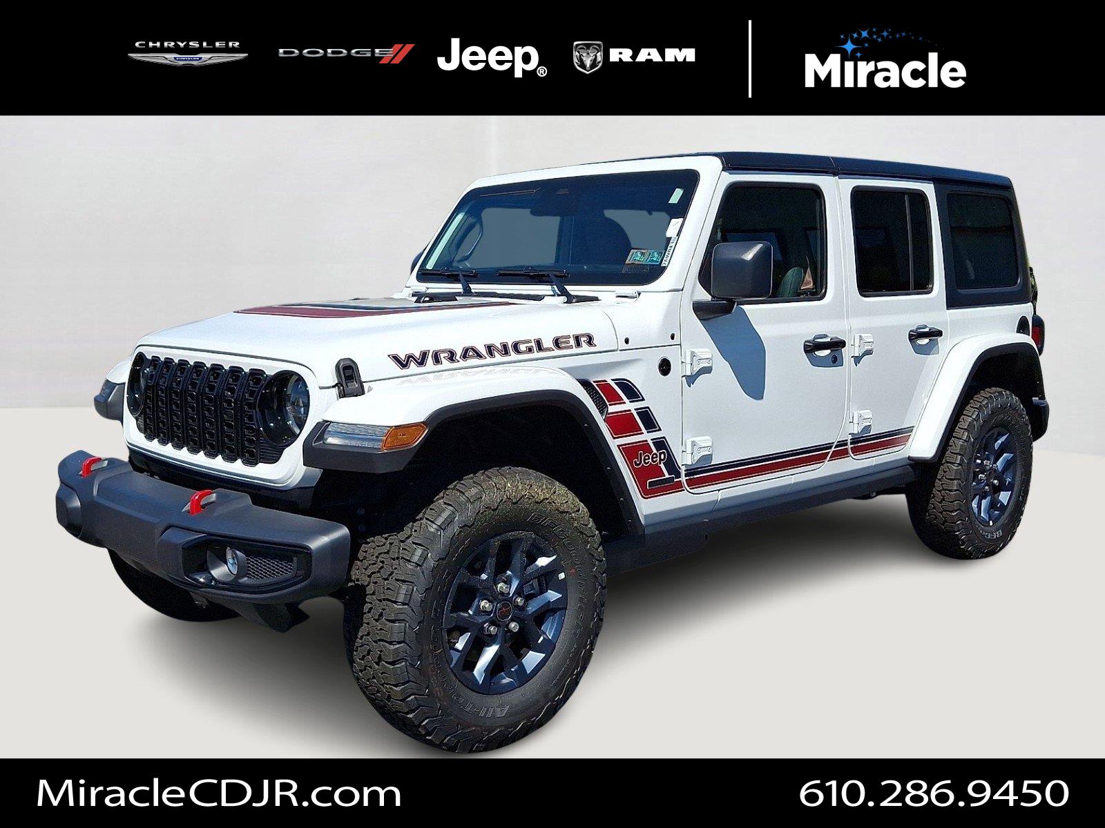 Bright White Clearcoat 2026 Jeep Wrangler SUV / Crossover Four-Wheel Drive 8-Speed Automatic