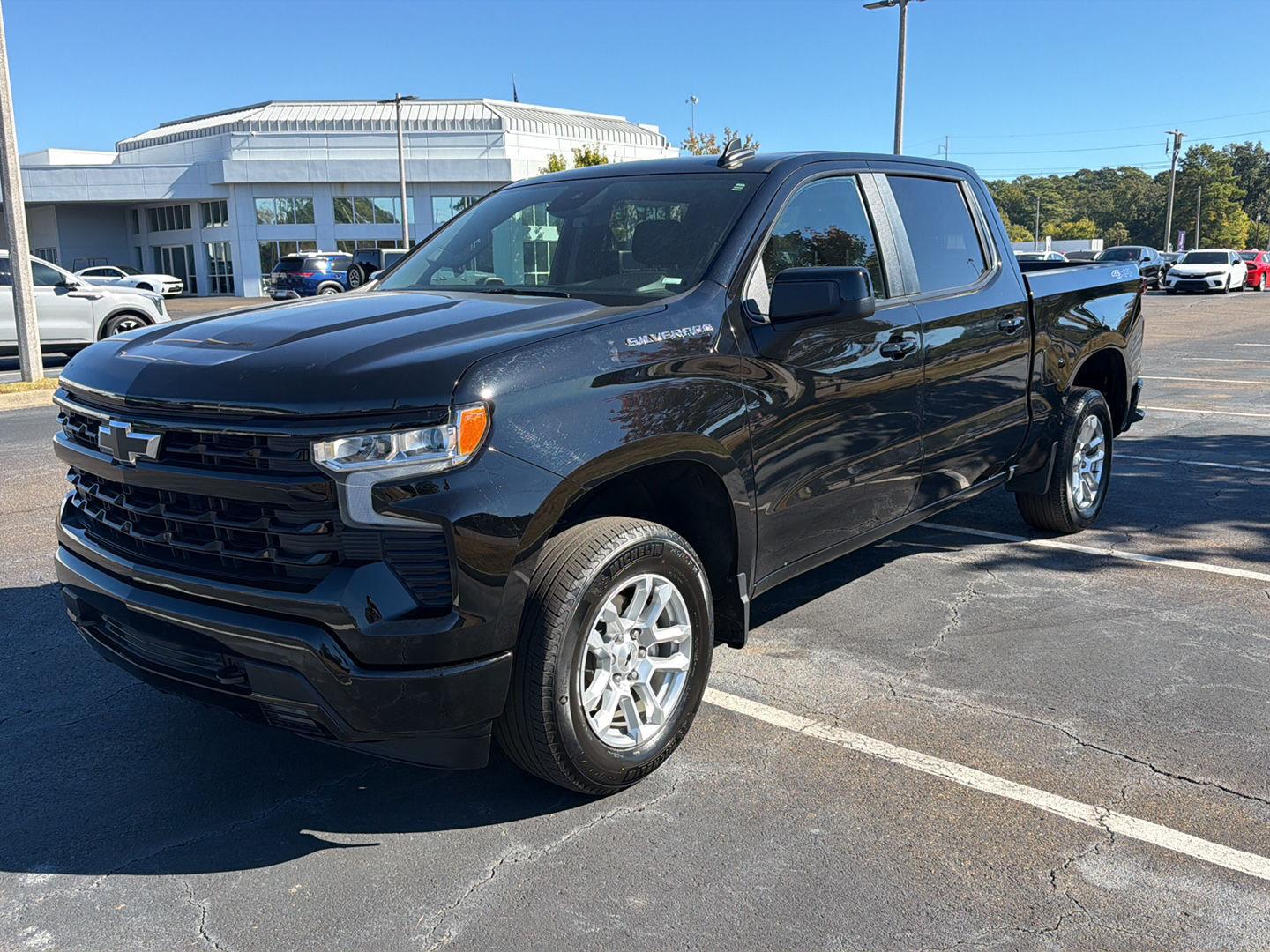 Black 2026 Chevrolet Silverado 1500 Pickup Truck Four-Wheel Drive Automatic