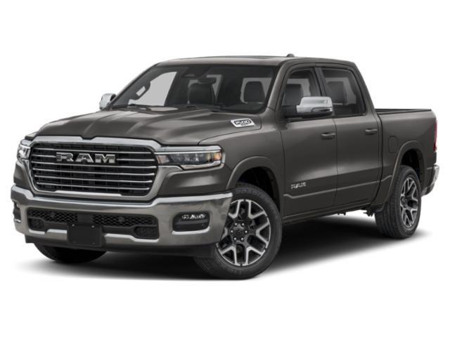 Gray (Granite Crystal Metallic Clearcoat) 2026 RAM 1500 Laramie Crew Cab 4WD Pickup Truck Four-Wheel Drive 8-Speed Automatic