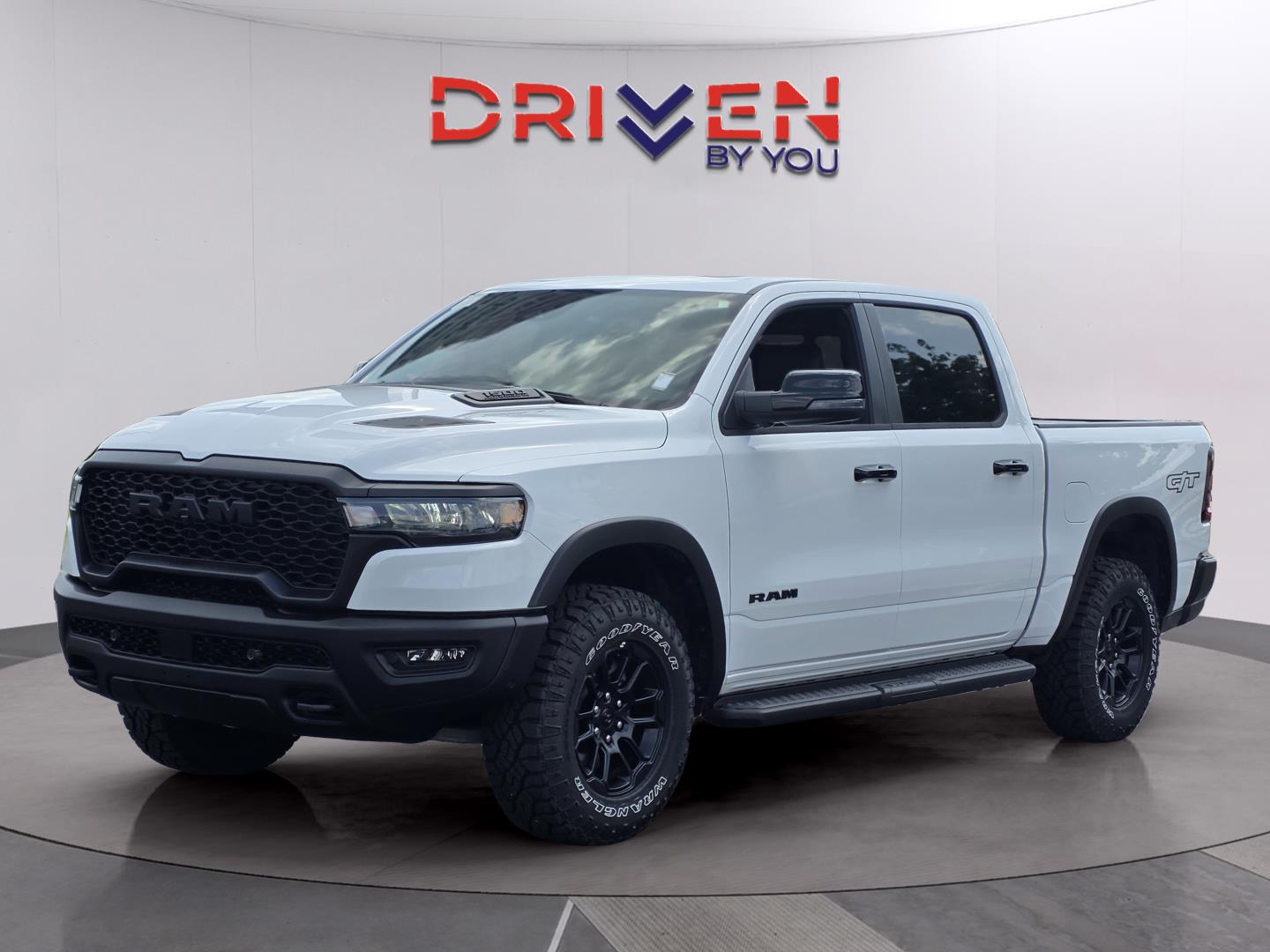 Bright White Clearcoat 2026 RAM 1500 Rebel Crew Cab 4WD Pickup Truck Four-Wheel Drive 8-Speed Automatic