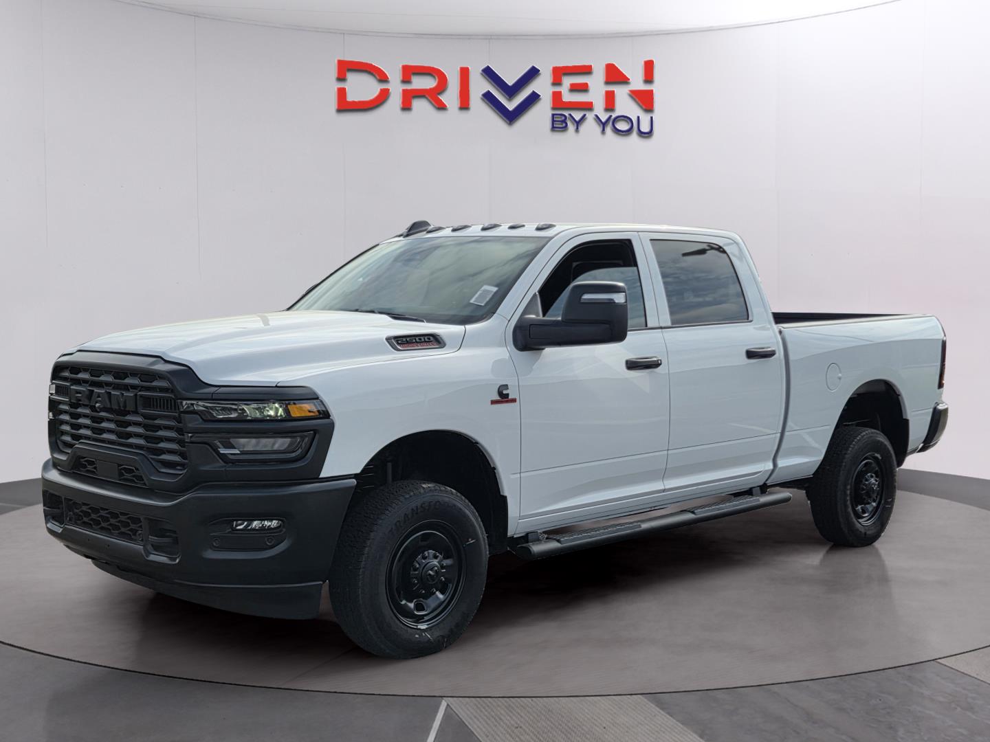 Bright White Clearcoat 2025 RAM 2500 Tradesman Crew Cab 4WD Pickup Truck Four-Wheel Drive 8-Speed Automatic
