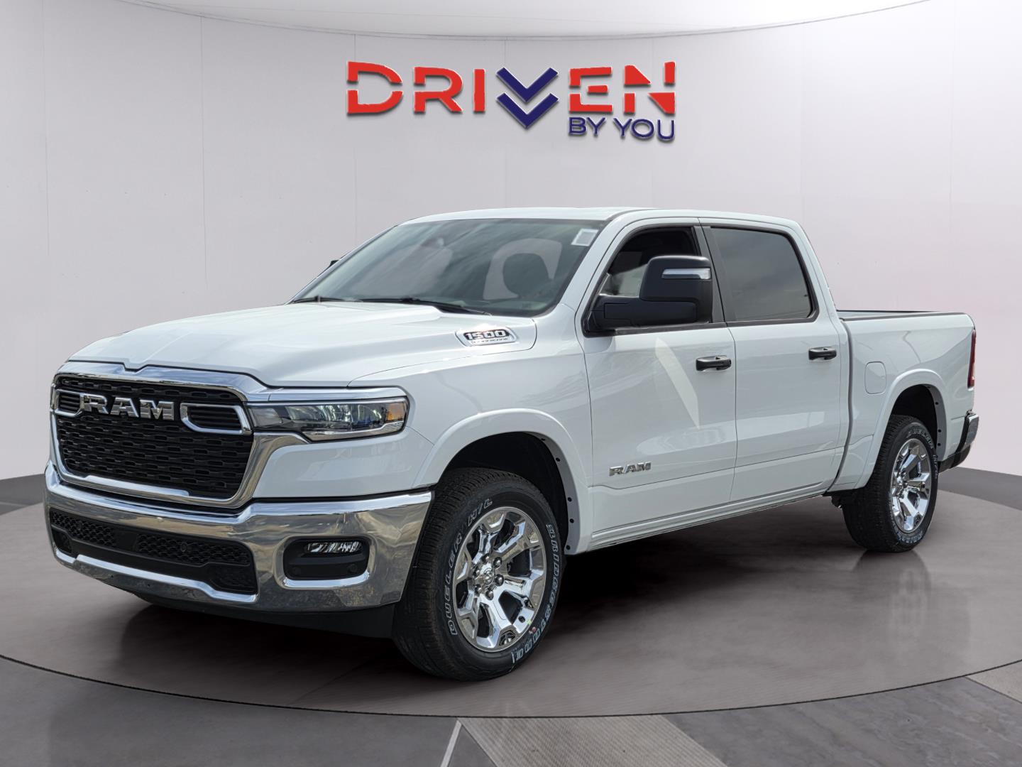 Bright White Clearcoat 2026 RAM 1500 Big Horn Crew Cab 4WD Pickup Truck Four-Wheel Drive 8-Speed Automatic