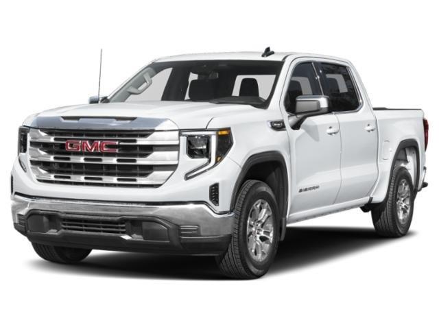 Summit White 2025 GMC Sierra 1500 SLT Crew Cab 4WD Pickup Truck Four-Wheel Drive Automatic