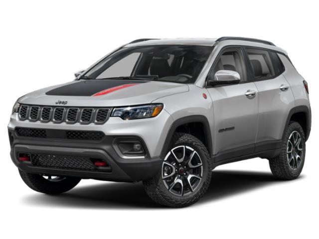 Diamond Black Crystal Pearlcoat 2025 Jeep Compass SUV / Crossover Four-Wheel Drive 8-Speed Automatic