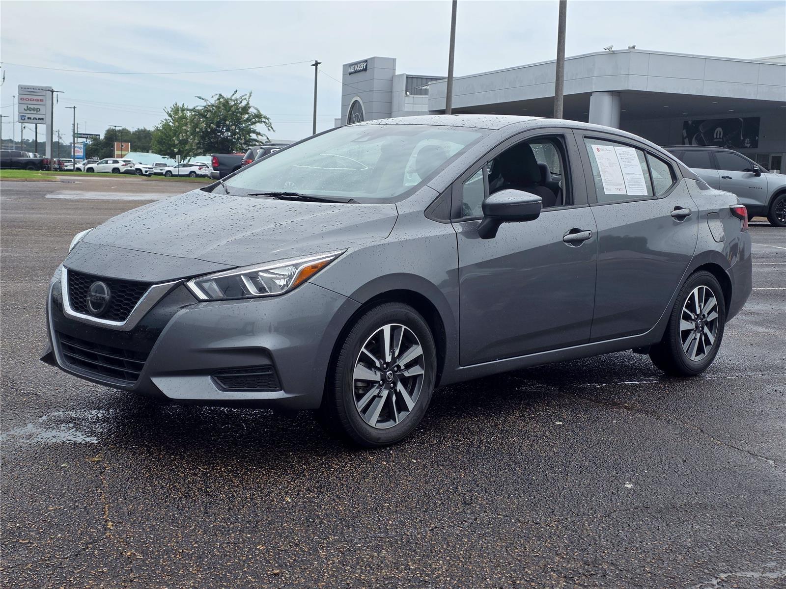 Gray (Gun Metallic) 2021 Nissan Versa Sedan Front-Wheel Drive Continuously Variable Transmission