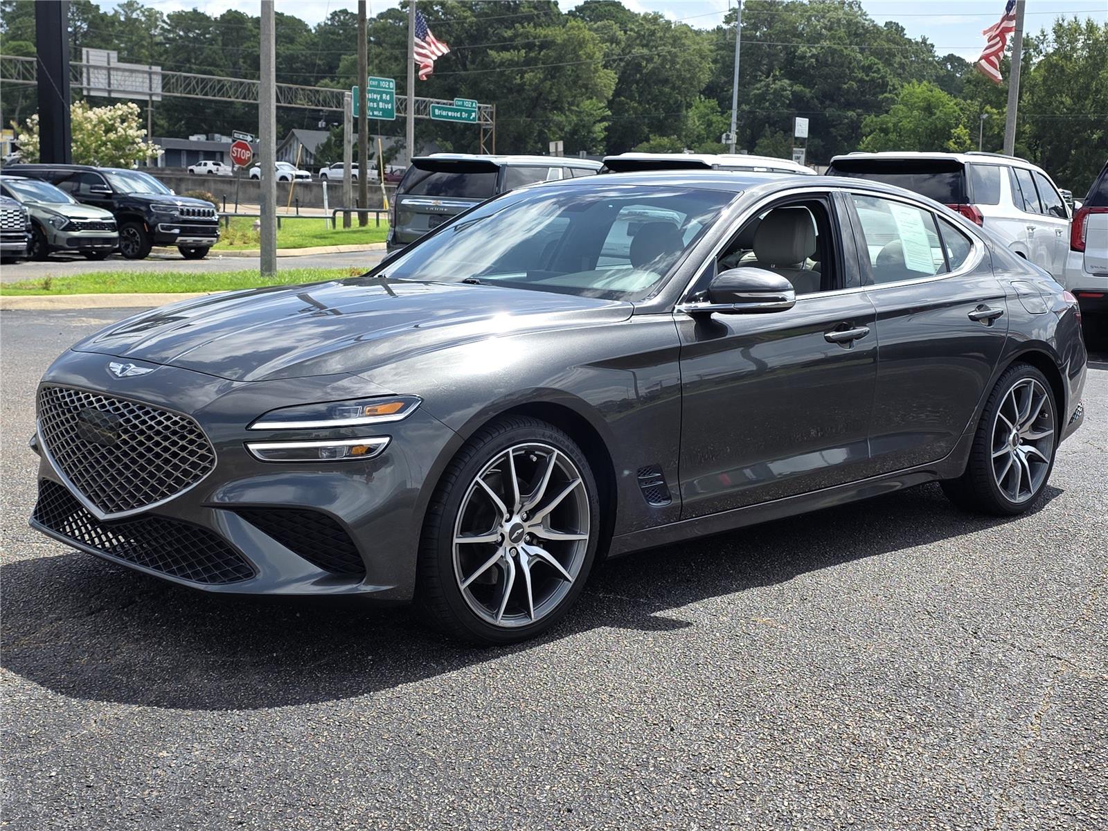Makalu Gray 2023 Genesis G70 Sedan Rear-Wheel Drive Automatic