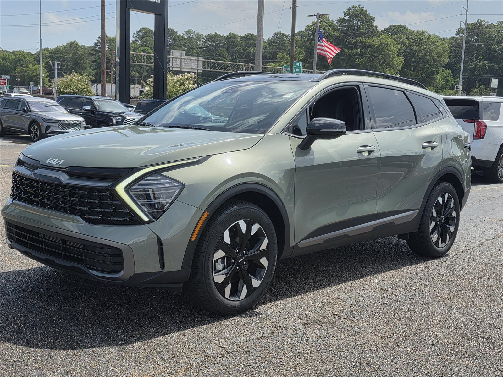 Jungle Green 2024 Kia Sportage SUV / Crossover All-Wheel Drive 8-Speed Automatic