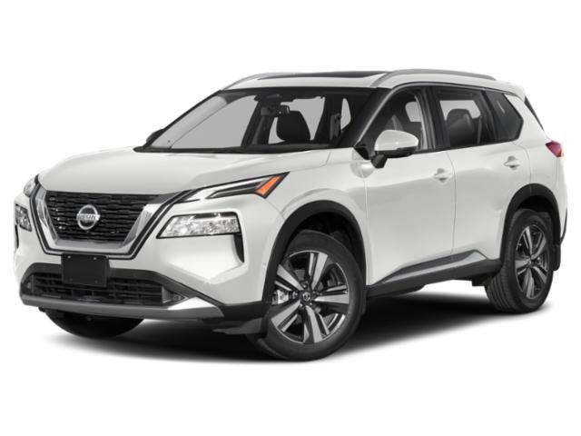 Pearl White Tricoat 2023 Nissan Rogue SUV / Crossover All-Wheel Drive Continuously Variable Transmission