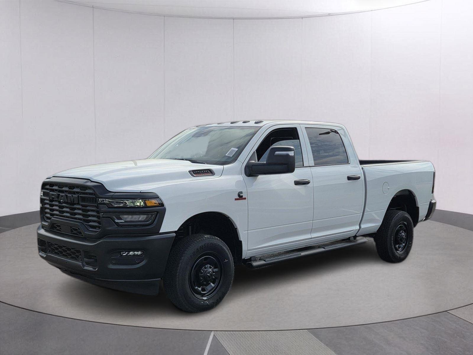 Bright White Clearcoat 2025 RAM 2500 Pickup Truck Four-Wheel Drive 8-Speed Automatic