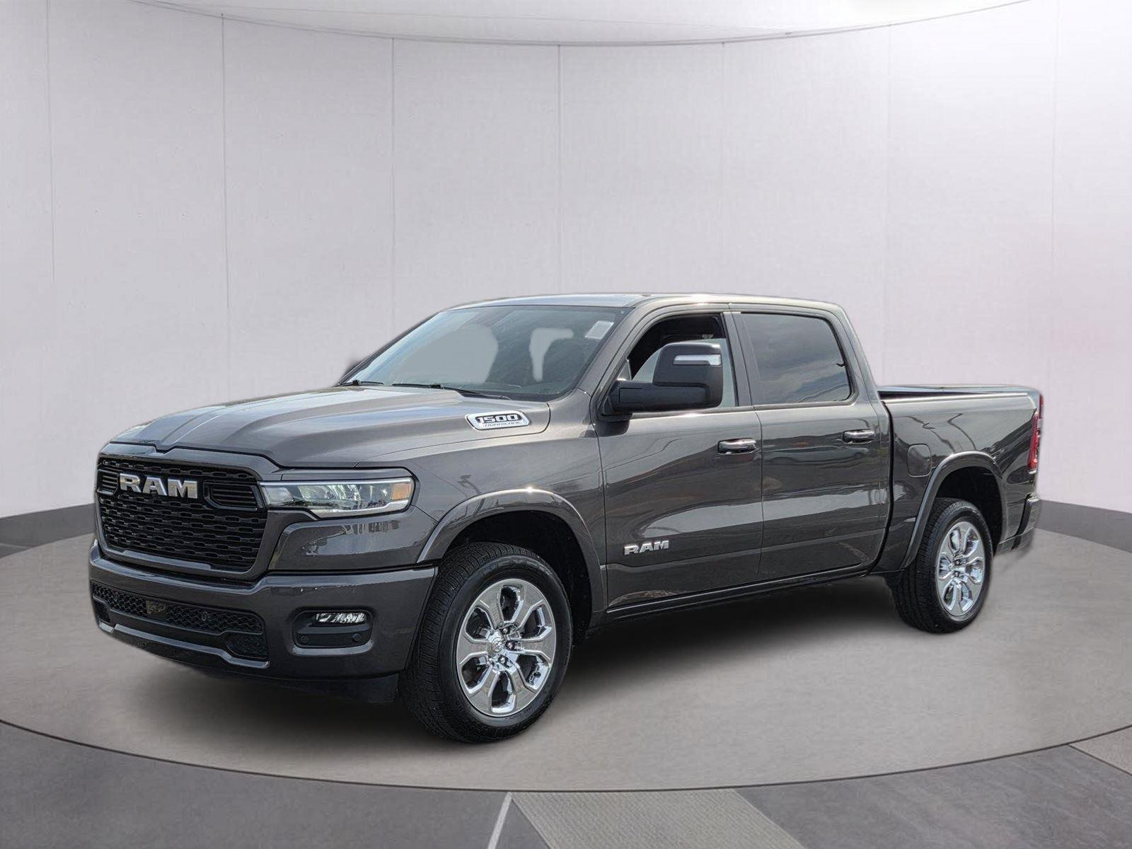 Gray (Granite Crystal Metallic Clearcoat) 2026 RAM 1500 Pickup Truck Four-Wheel Drive 8-Speed Automatic