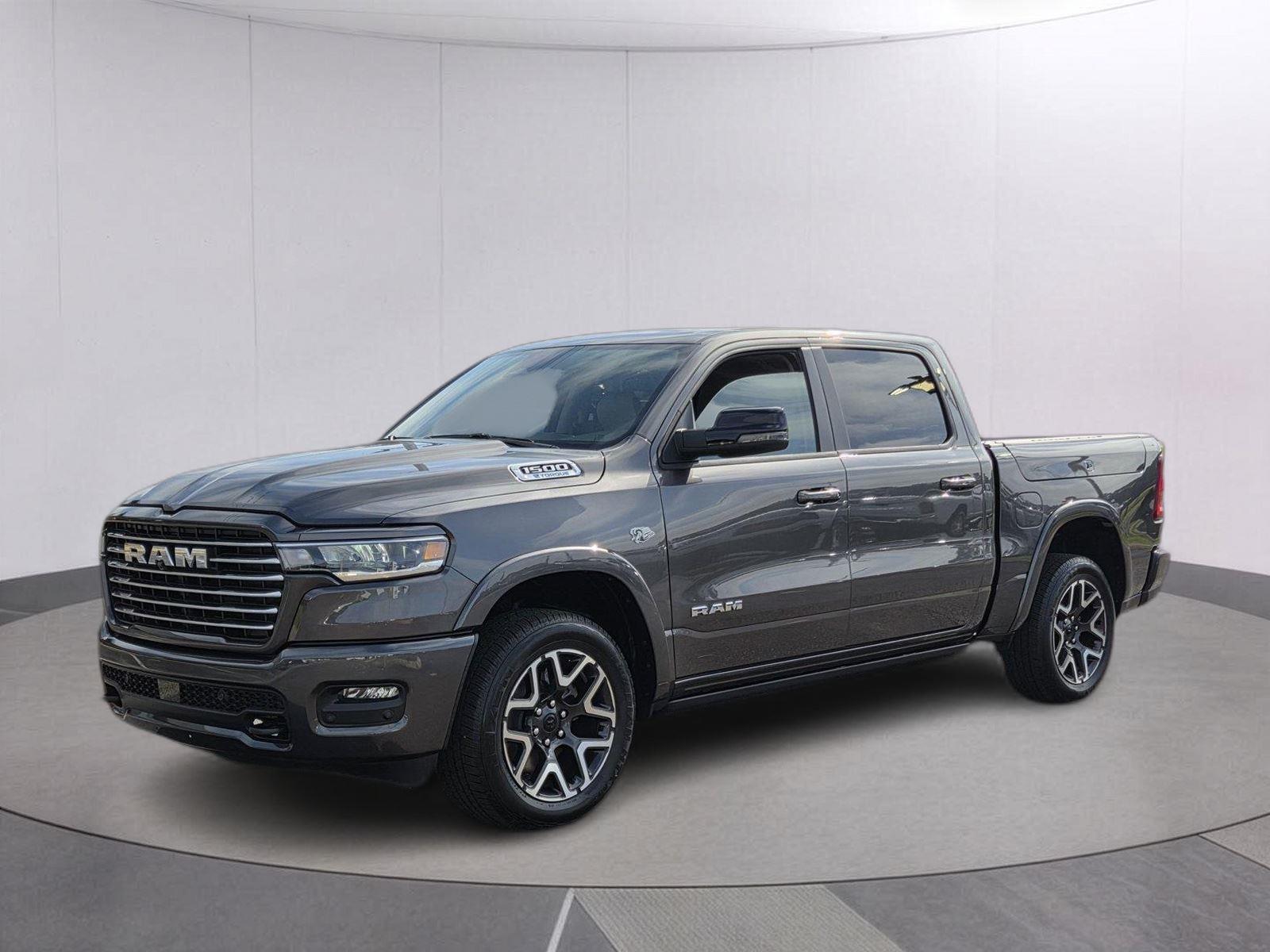 Gray (Granite Crystal Metallic Clearcoat) 2026 RAM 1500 Pickup Truck Four-Wheel Drive 8-Speed Automatic