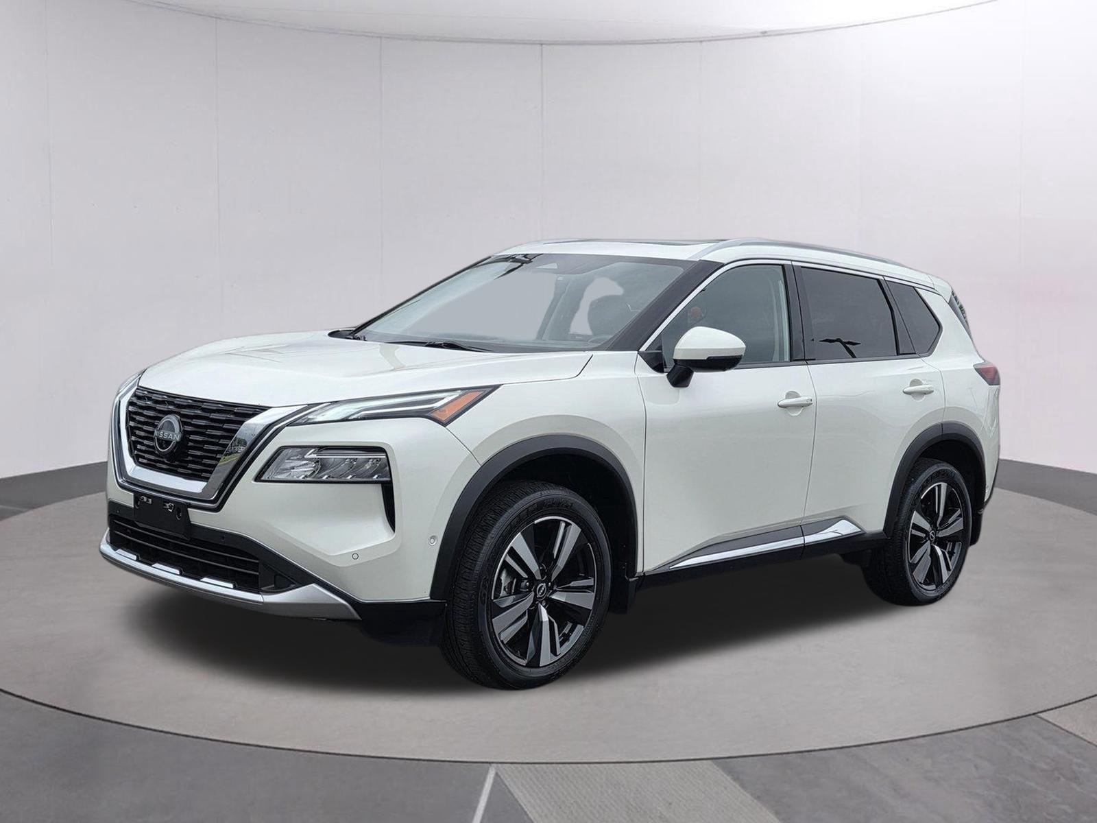 Pearl White Tricoat 2023 Nissan Rogue SUV / Crossover All-Wheel Drive Continuously Variable Transmission