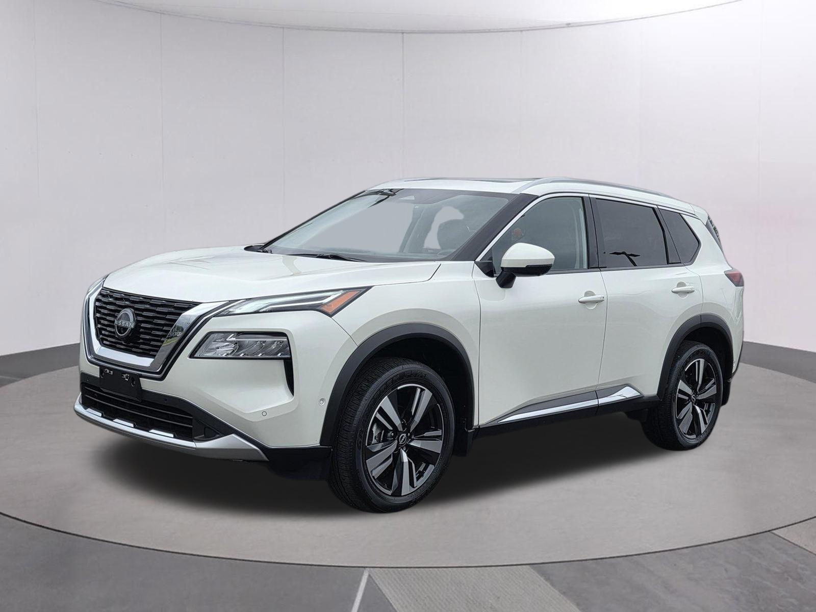 Pearl White Tricoat 2023 Nissan Rogue SUV / Crossover All-Wheel Drive Continuously Variable Transmission