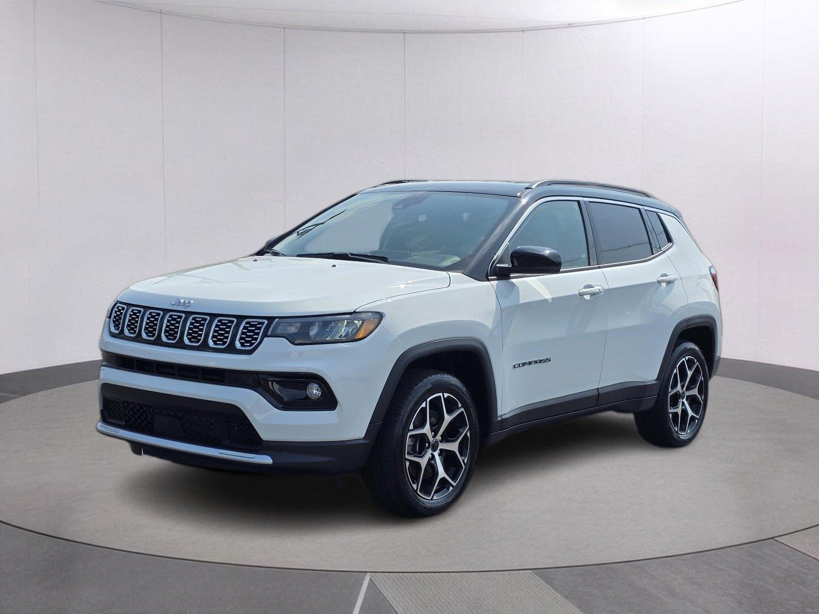 Bright White Clearcoat 2025 Jeep Compass SUV / Crossover Four-Wheel Drive 8-Speed Automatic